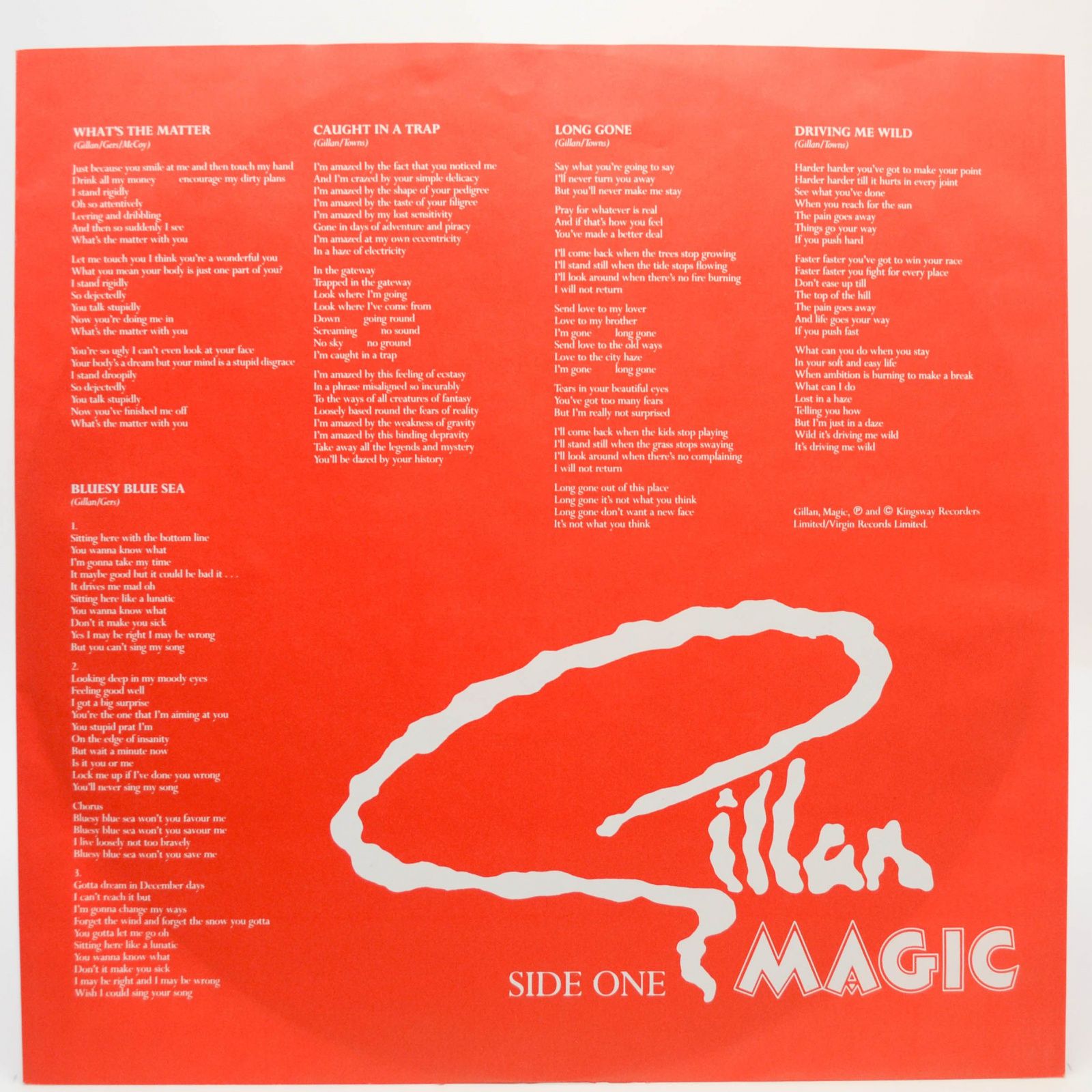 Gillan — Magic, 1982