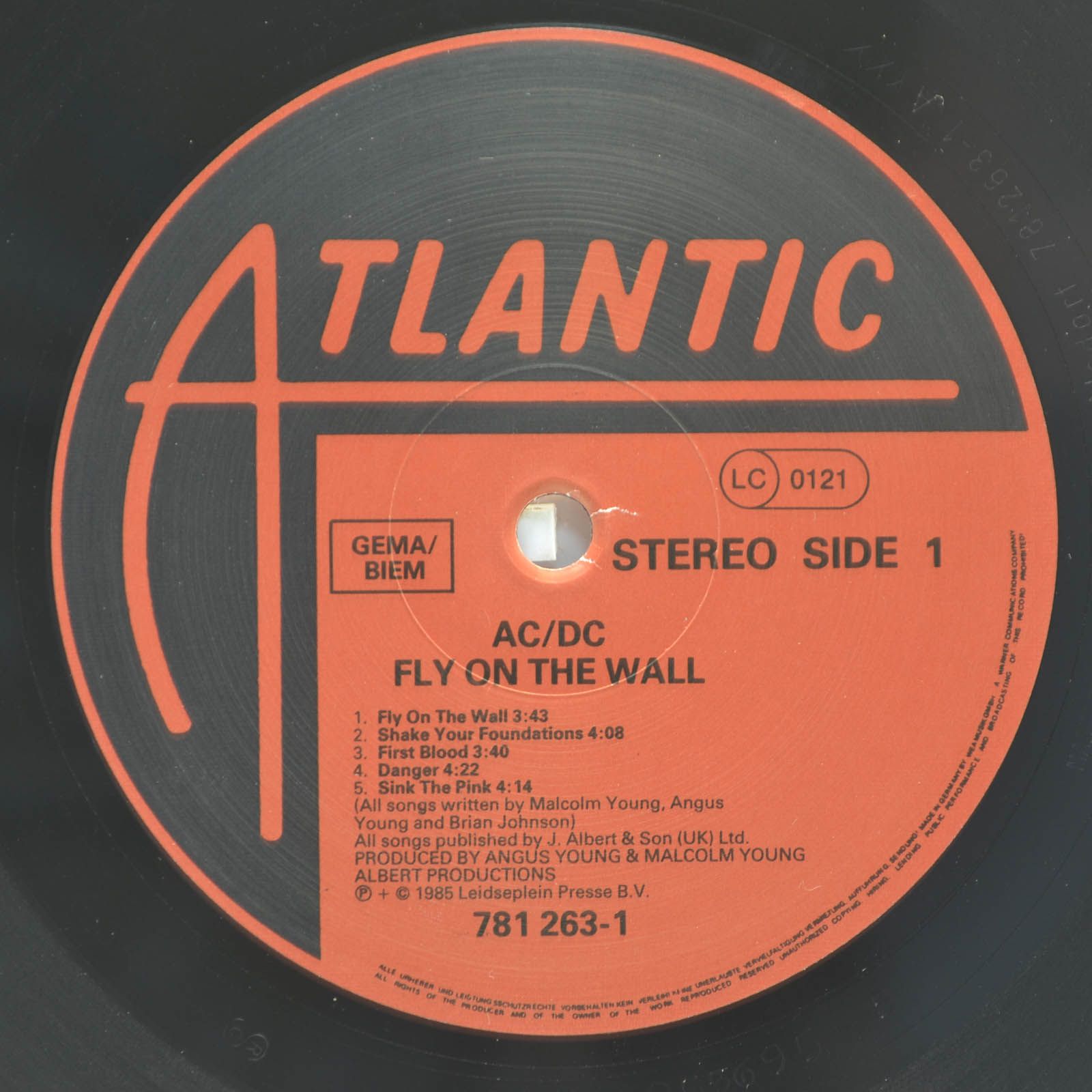 AC/DC — Fly On The Wall, 1985
