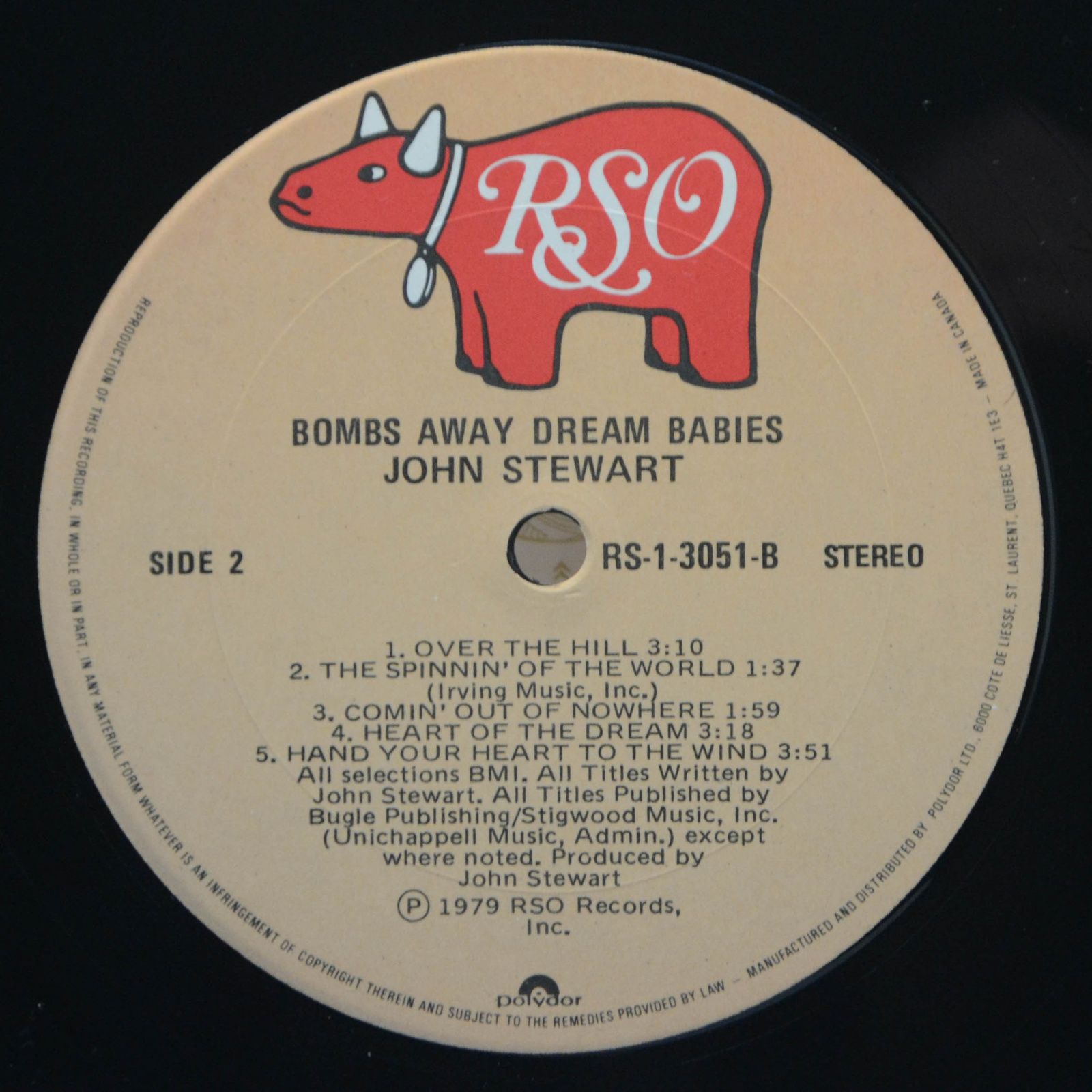 John Stewart — Bombs Away Dream Babies, 1979