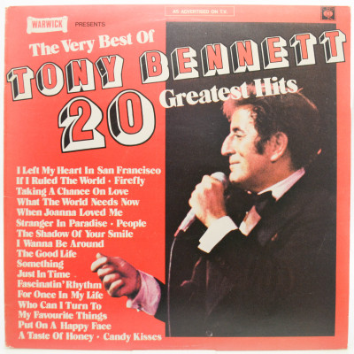 The Very Best Of Tony Bennett 20 Greatest Hits (UK), 1976