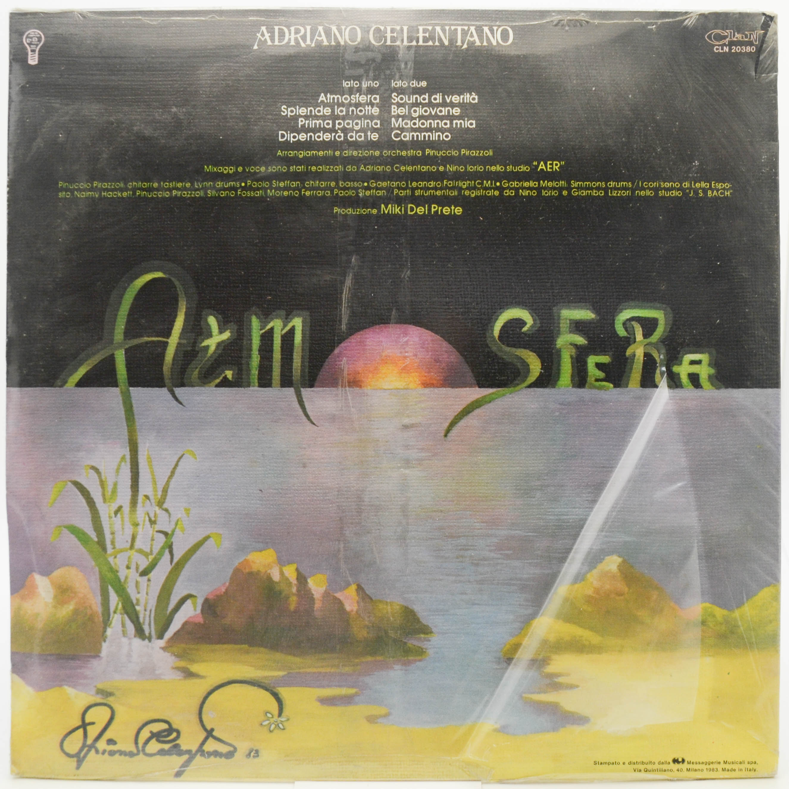 Adriano Celentano — Atmosfera (Clan, Italy), 1983