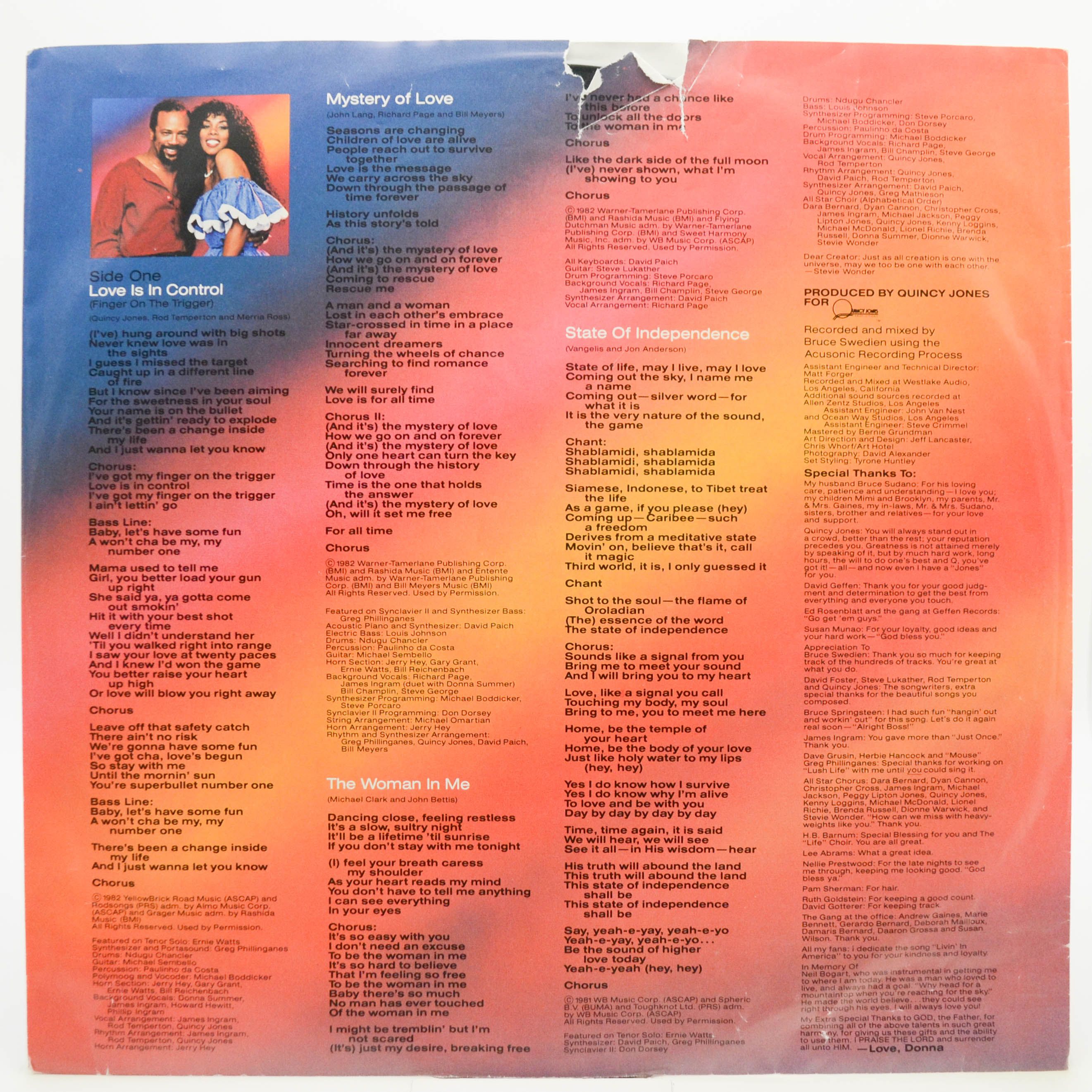 Donna Summer — Donna Summer, 1982