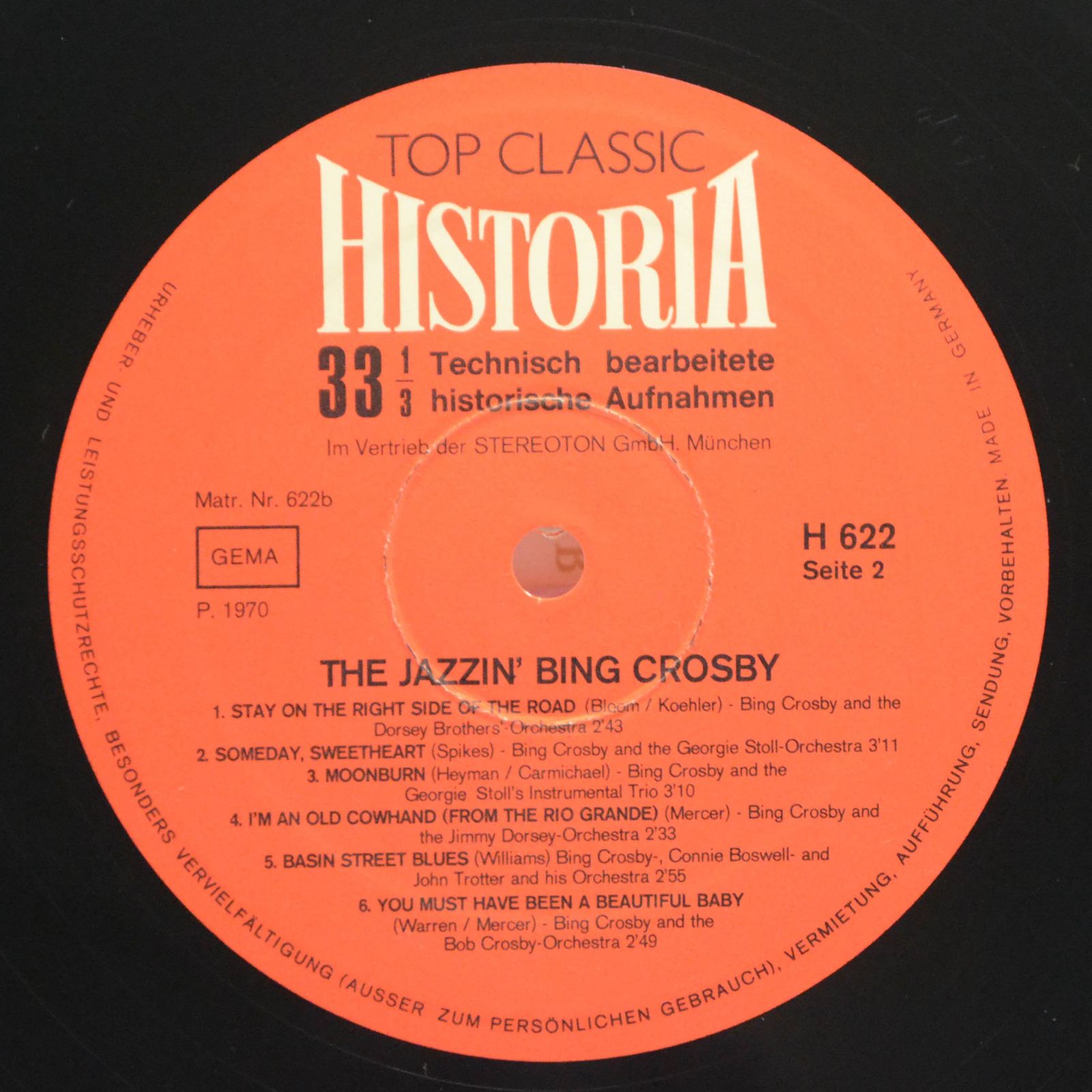 Bing Crosby — The Jazzin' Bing Crosby, 1970