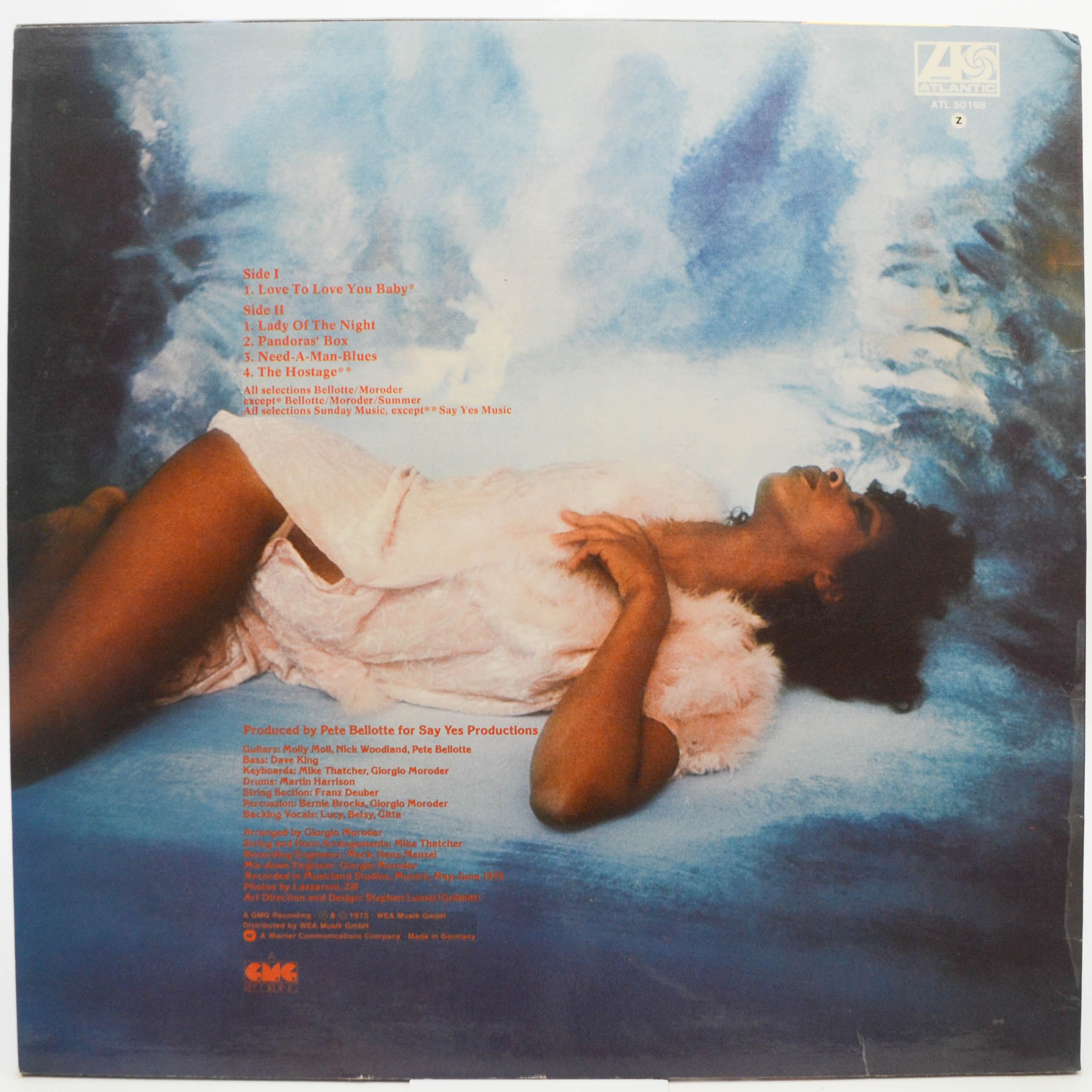 Donna Summer — Love To Love You Baby, 1975