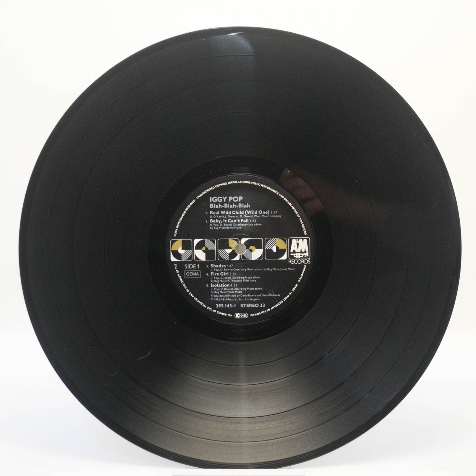 Iggy Pop — Blah-Blah-Blah, 1986