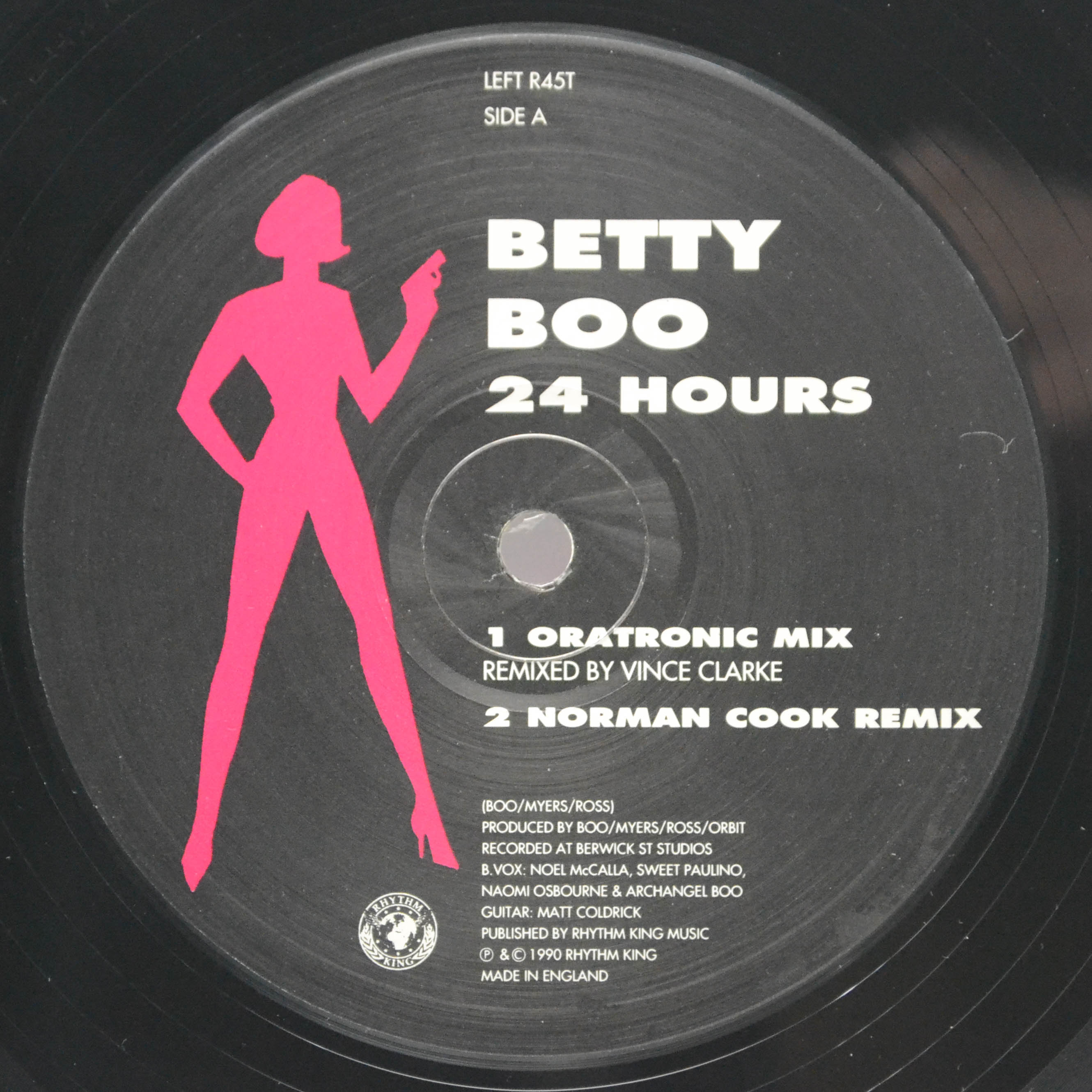 Betty Boo — 24 Hours (The Remixes) (UK), 1990