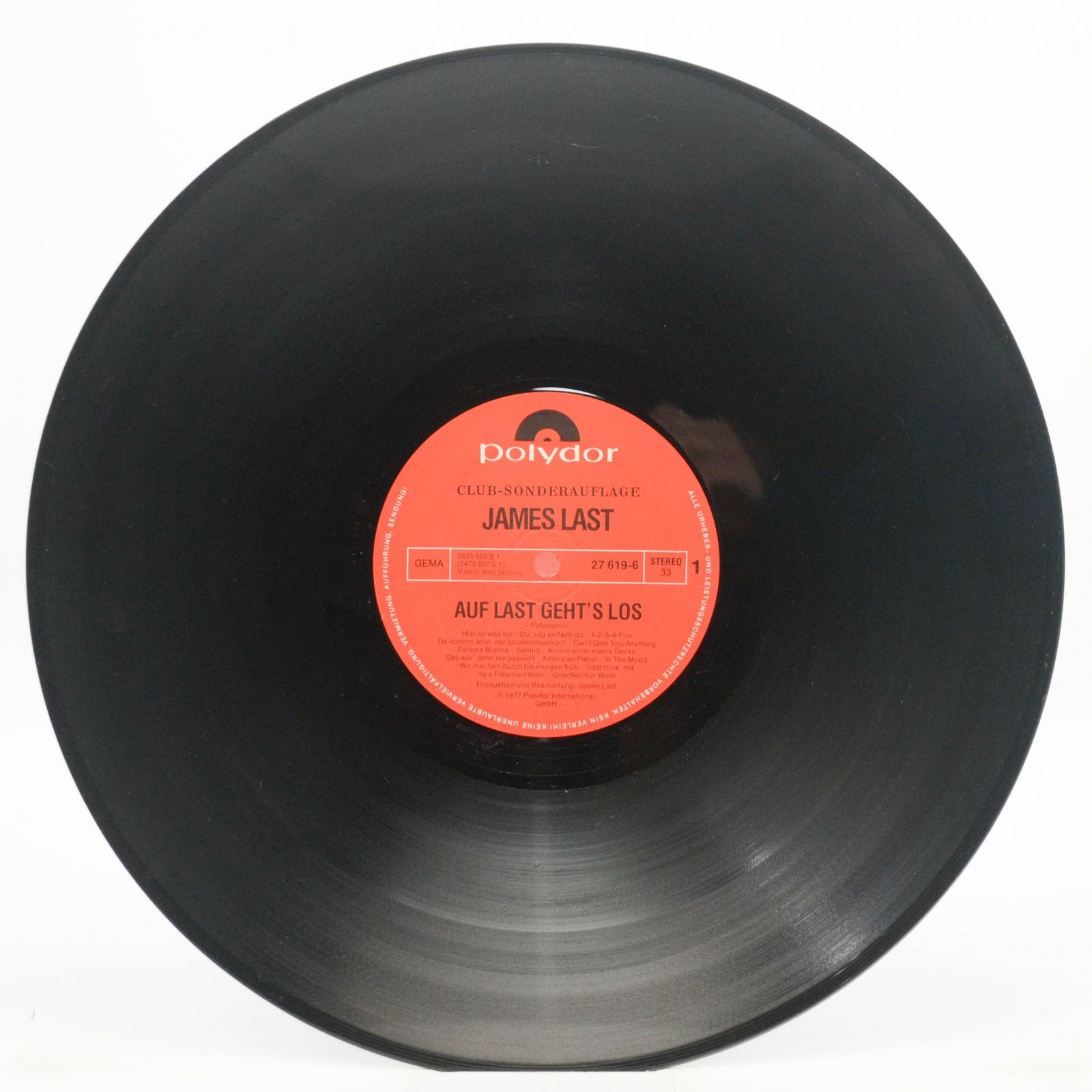 James Last — Auf Last Geht's Los, 1977