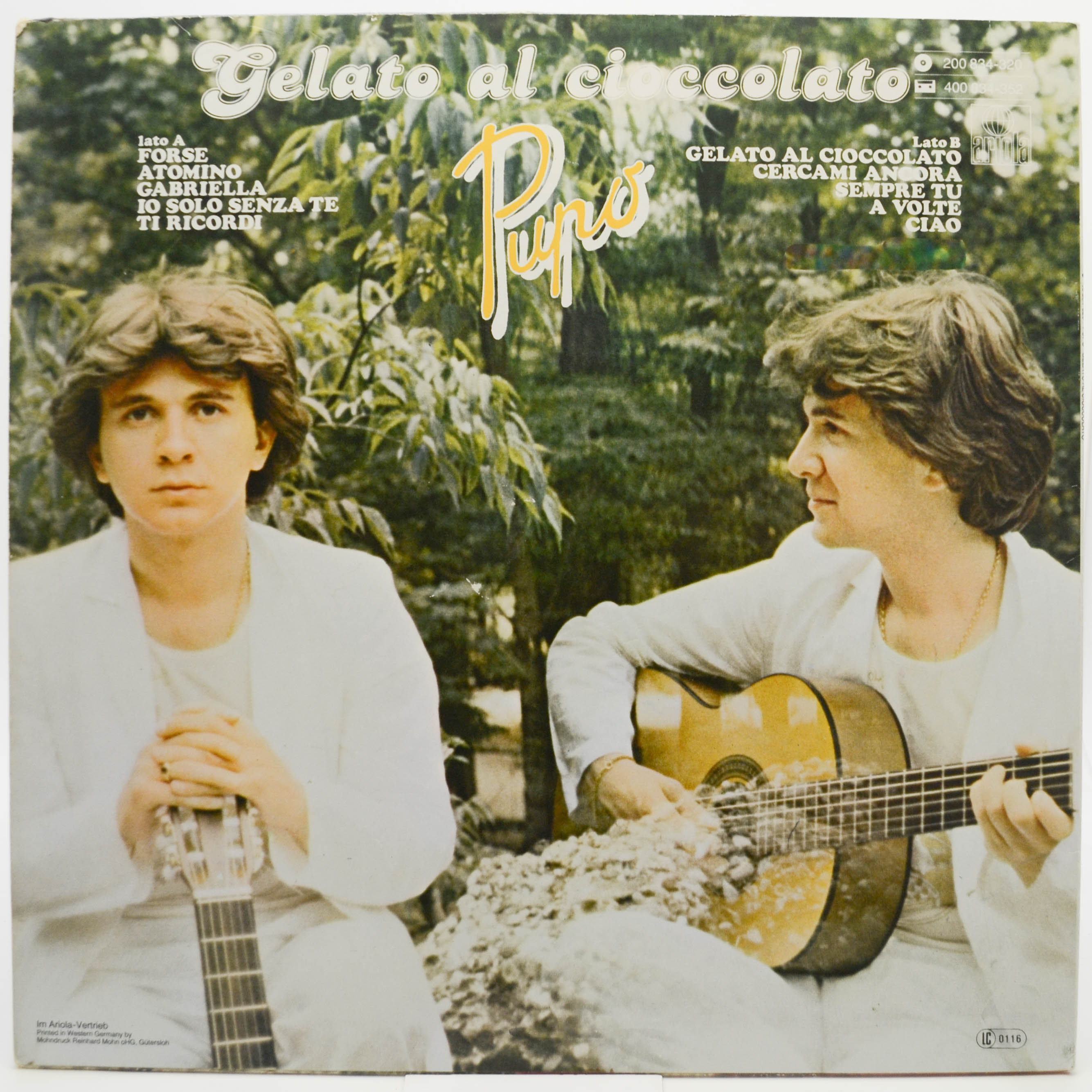 Pupo — Gelato Al Cioccolato, 1979