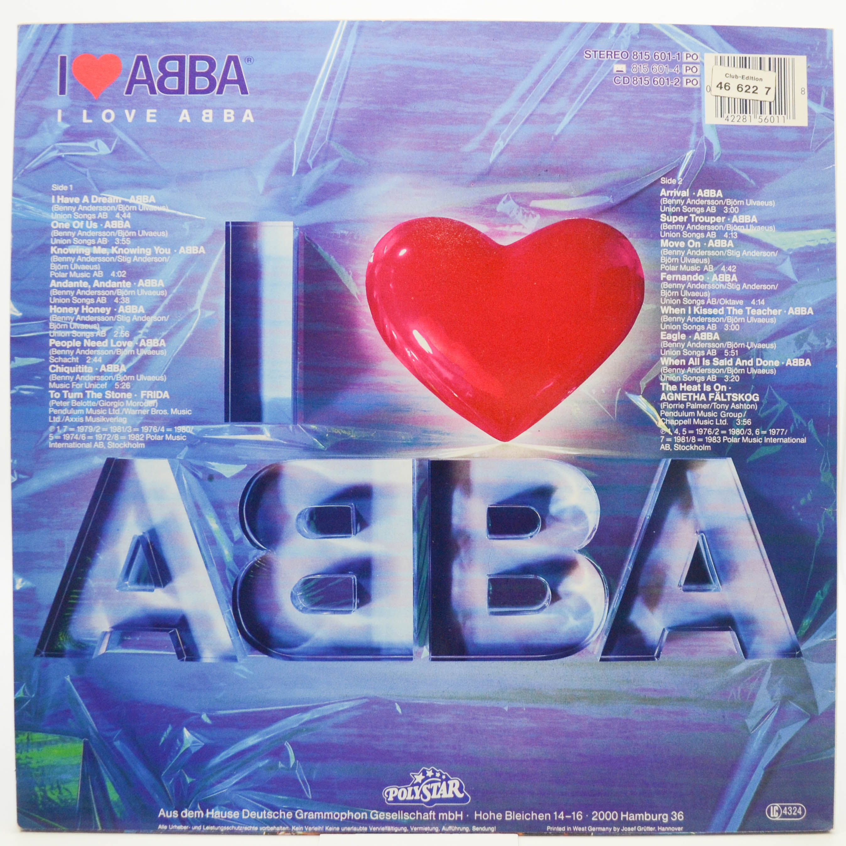 ABBA — I Love ABBA, 1984