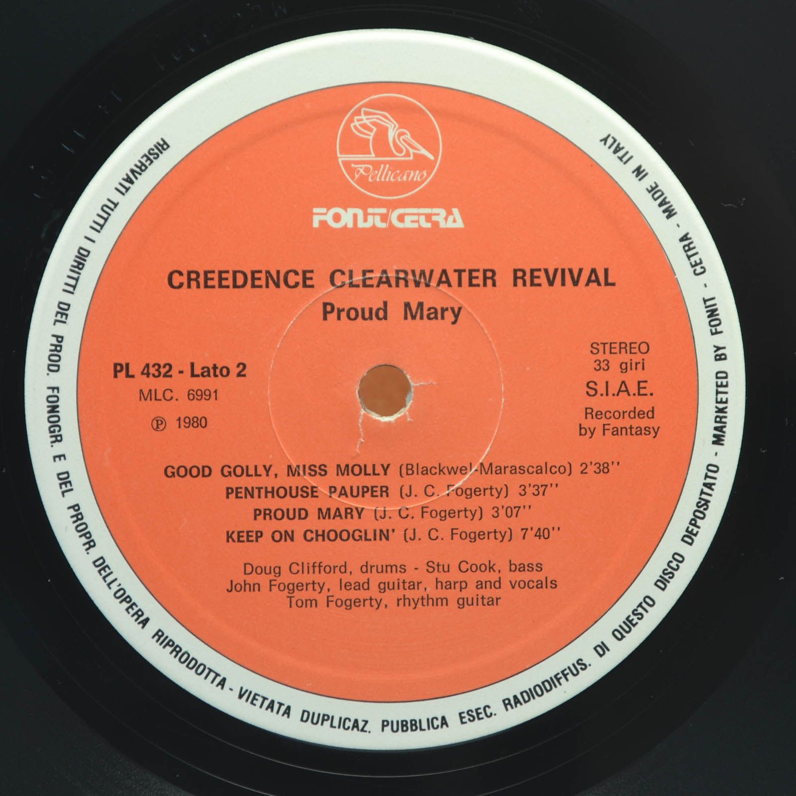 Creedence Clearwater Revival — Proud Mary, 1969