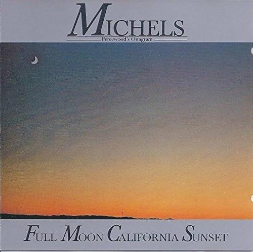 Full Moon California Sunset
