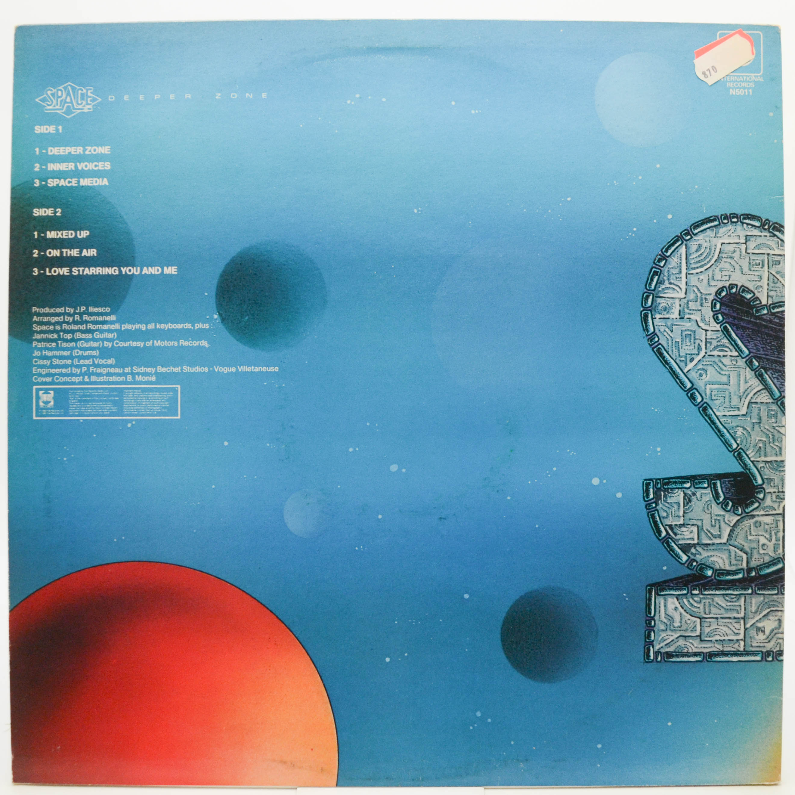 Space — Deeper Zone (UK), 1980