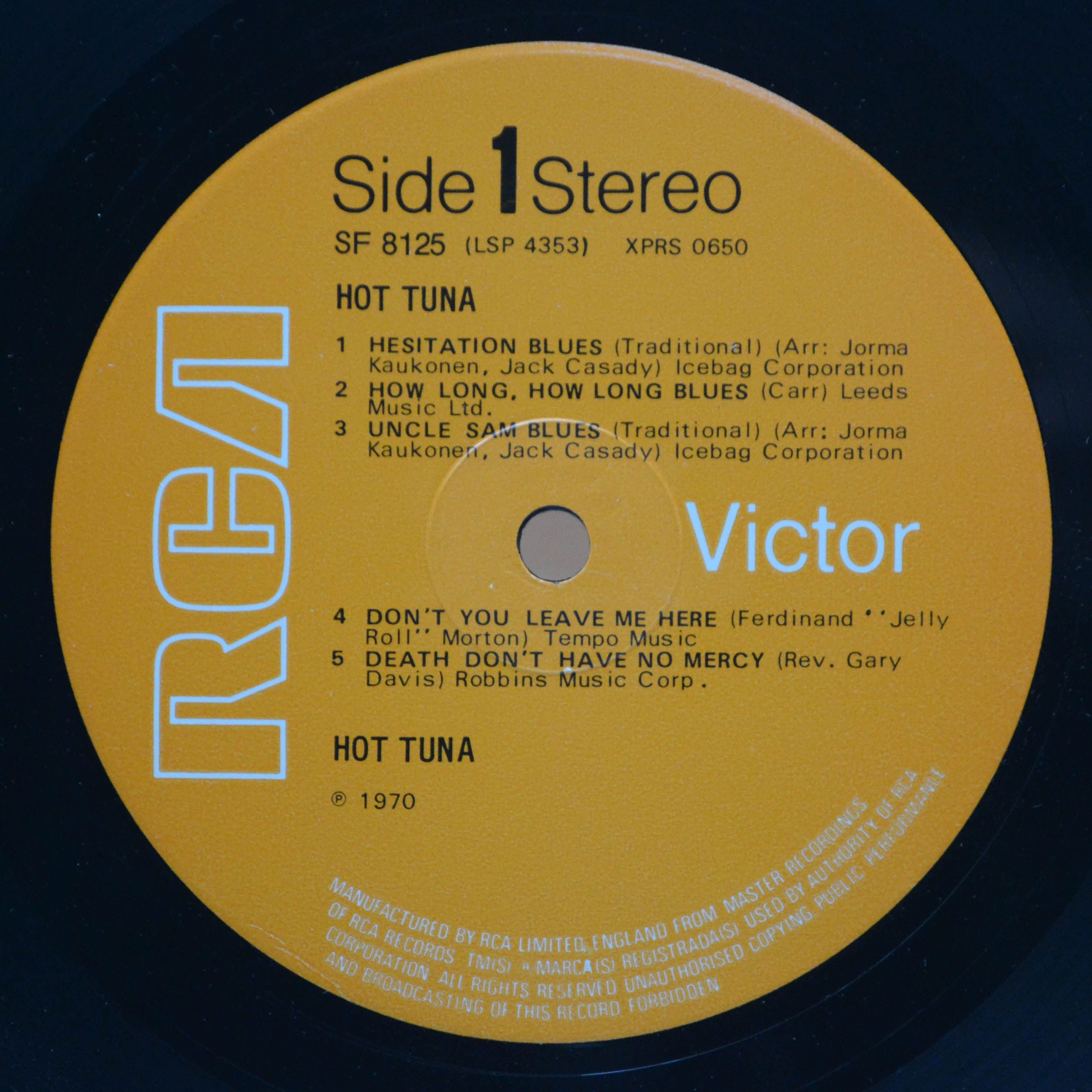 Hot Tuna — Hot Tuna (UK), 1970