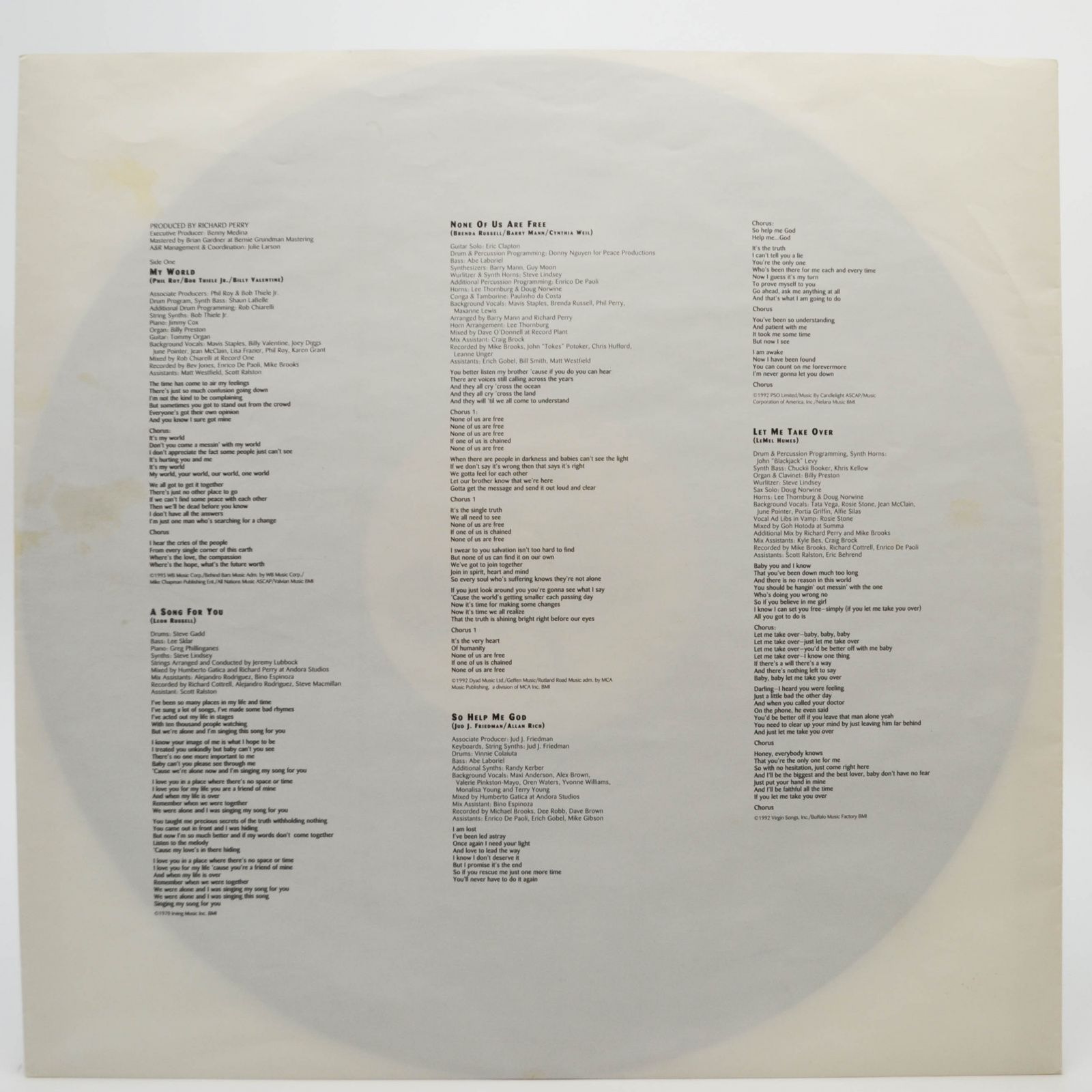 Ray Charles — My World, 1993