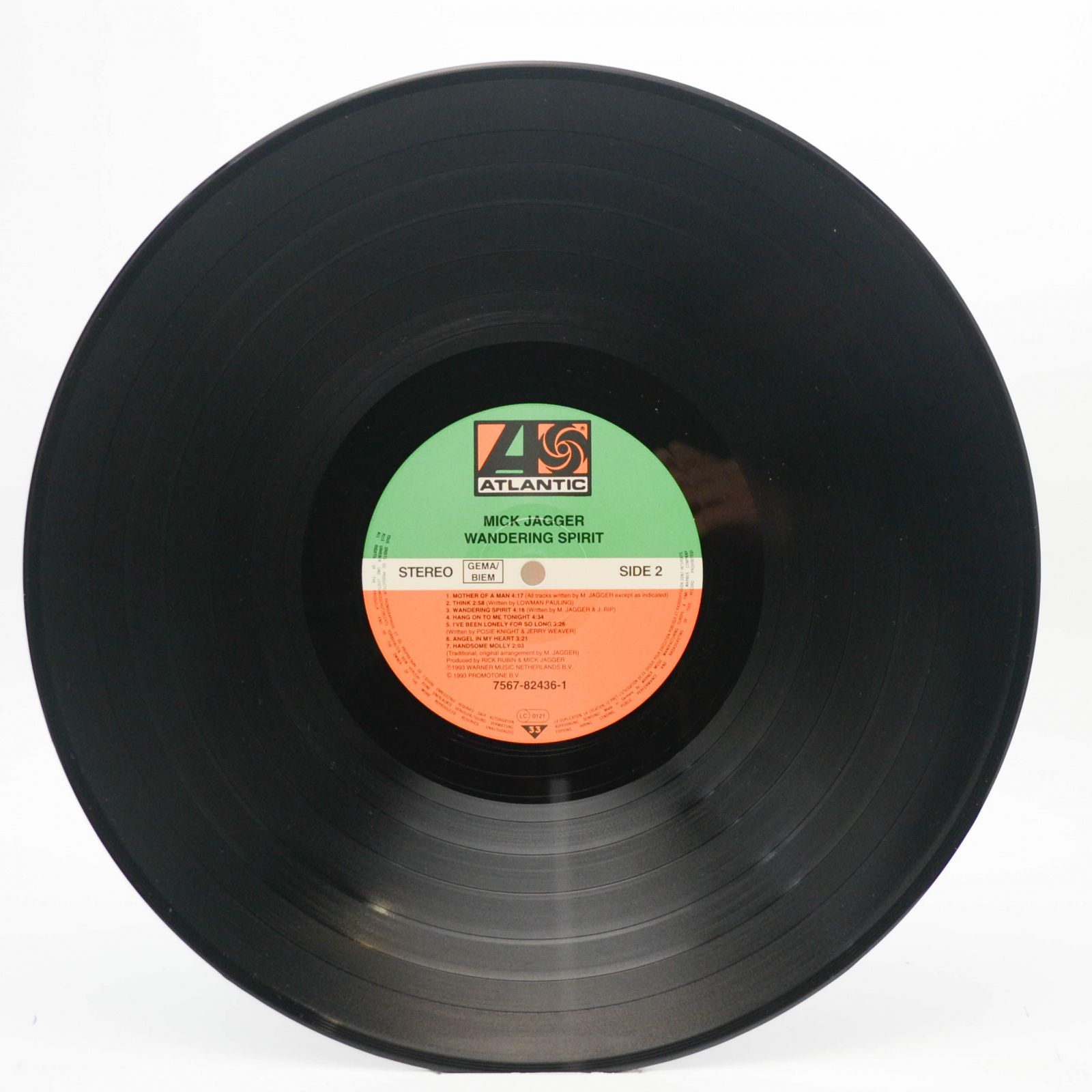 Mick Jagger — Wandering Spirit, 1993