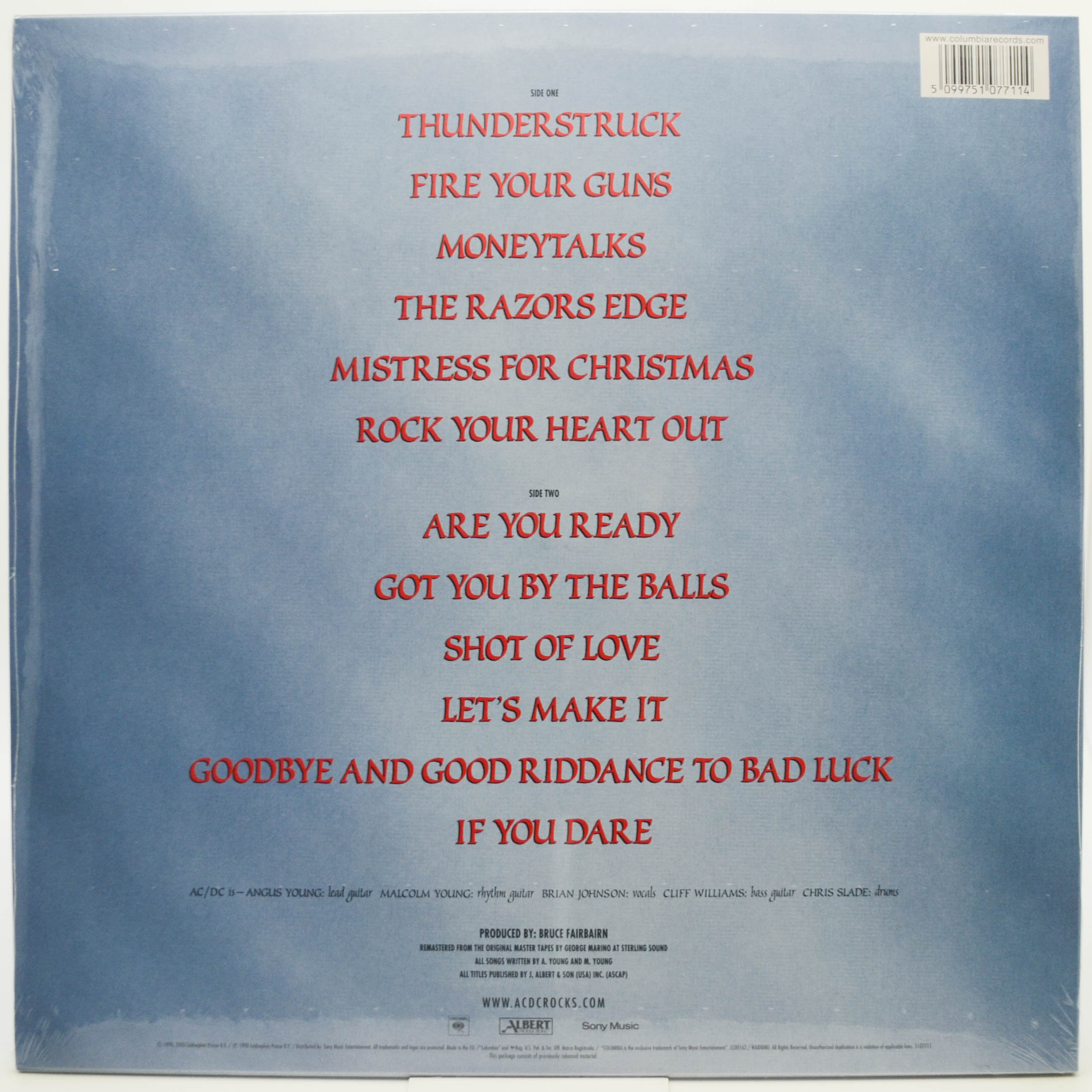 AC/DC — The Razors Edge, 1990