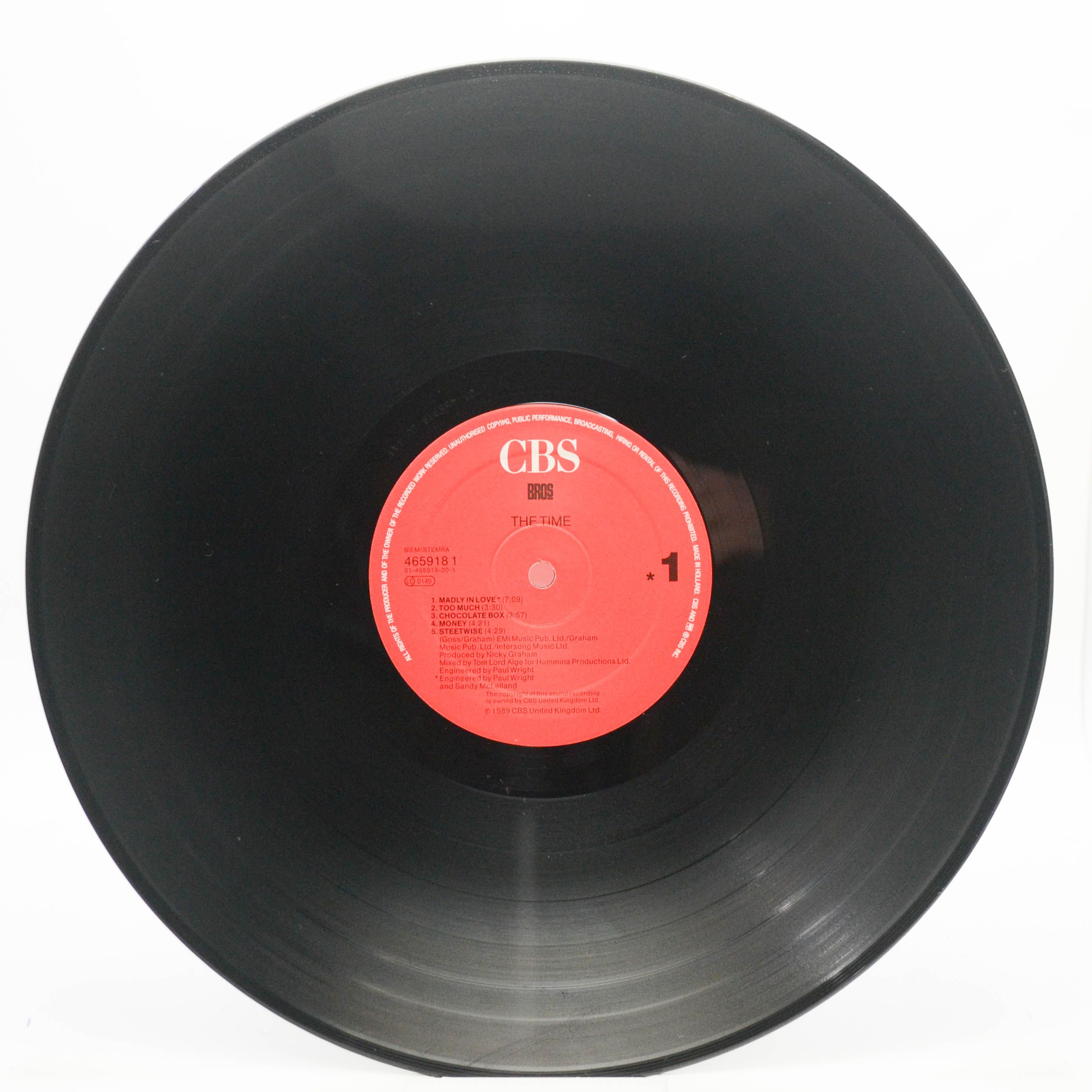 Bros — The Time, 1989