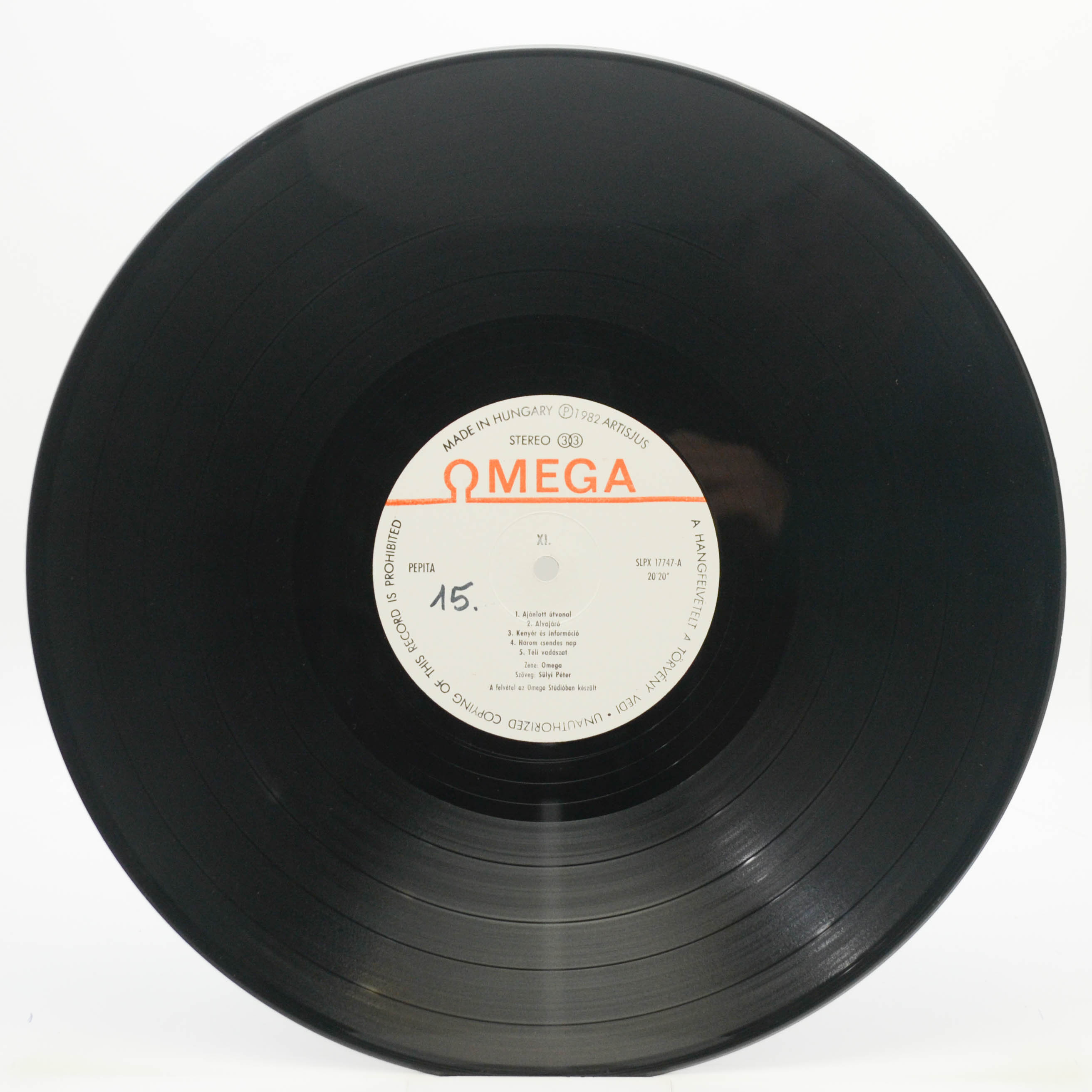 Omega — XI. (1-st, Hungary), 1982