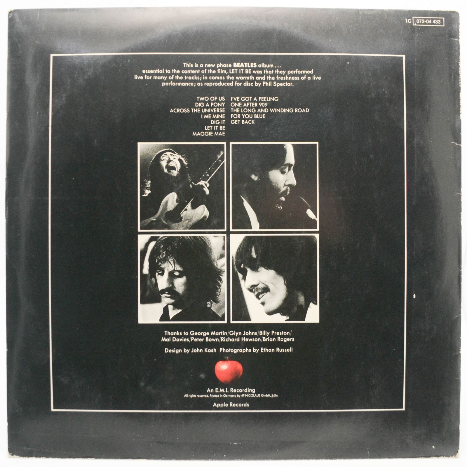 Beatles — Let It Be, 1970