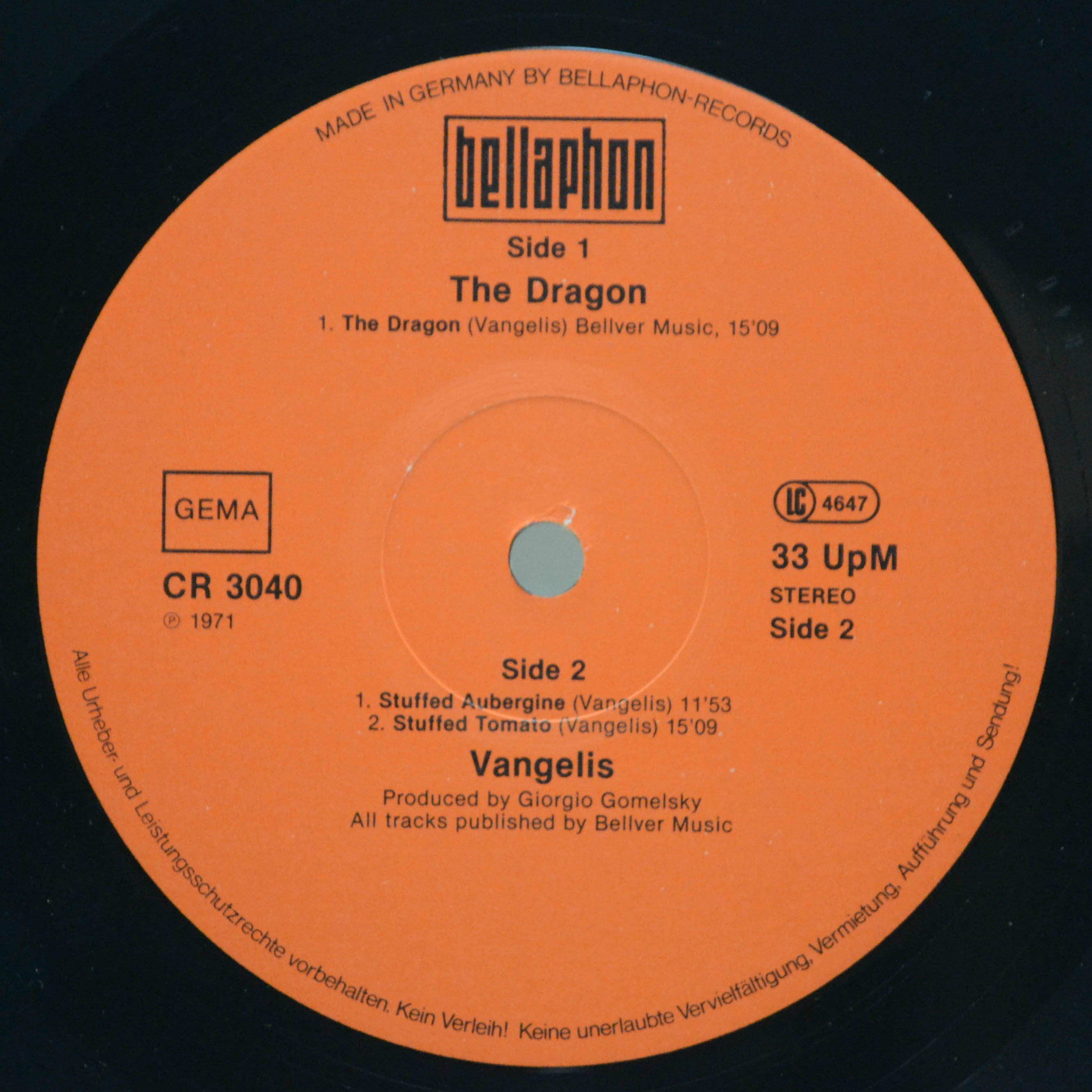 Vangelis — The Dragon, 1978