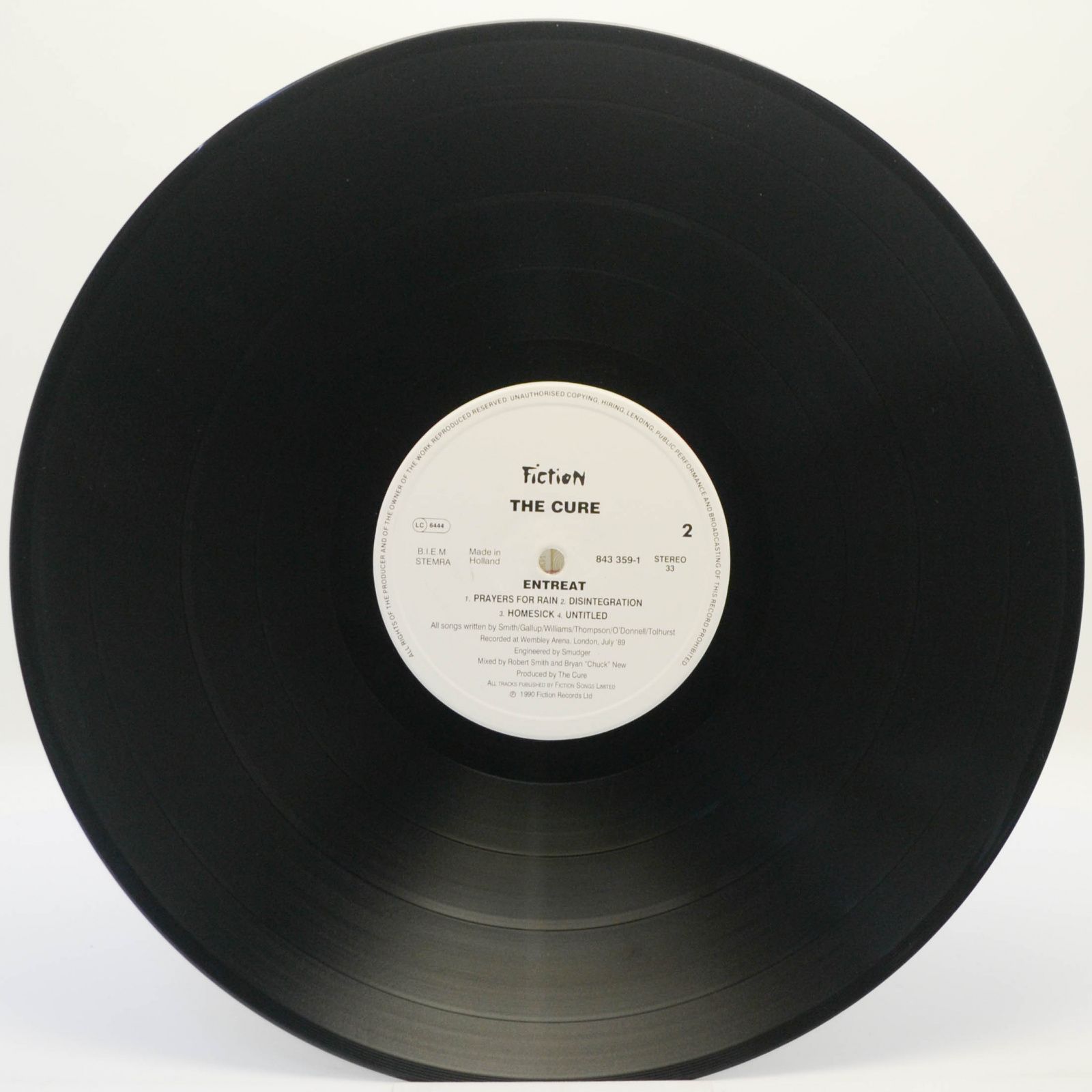 Cure — Entreat, 1990