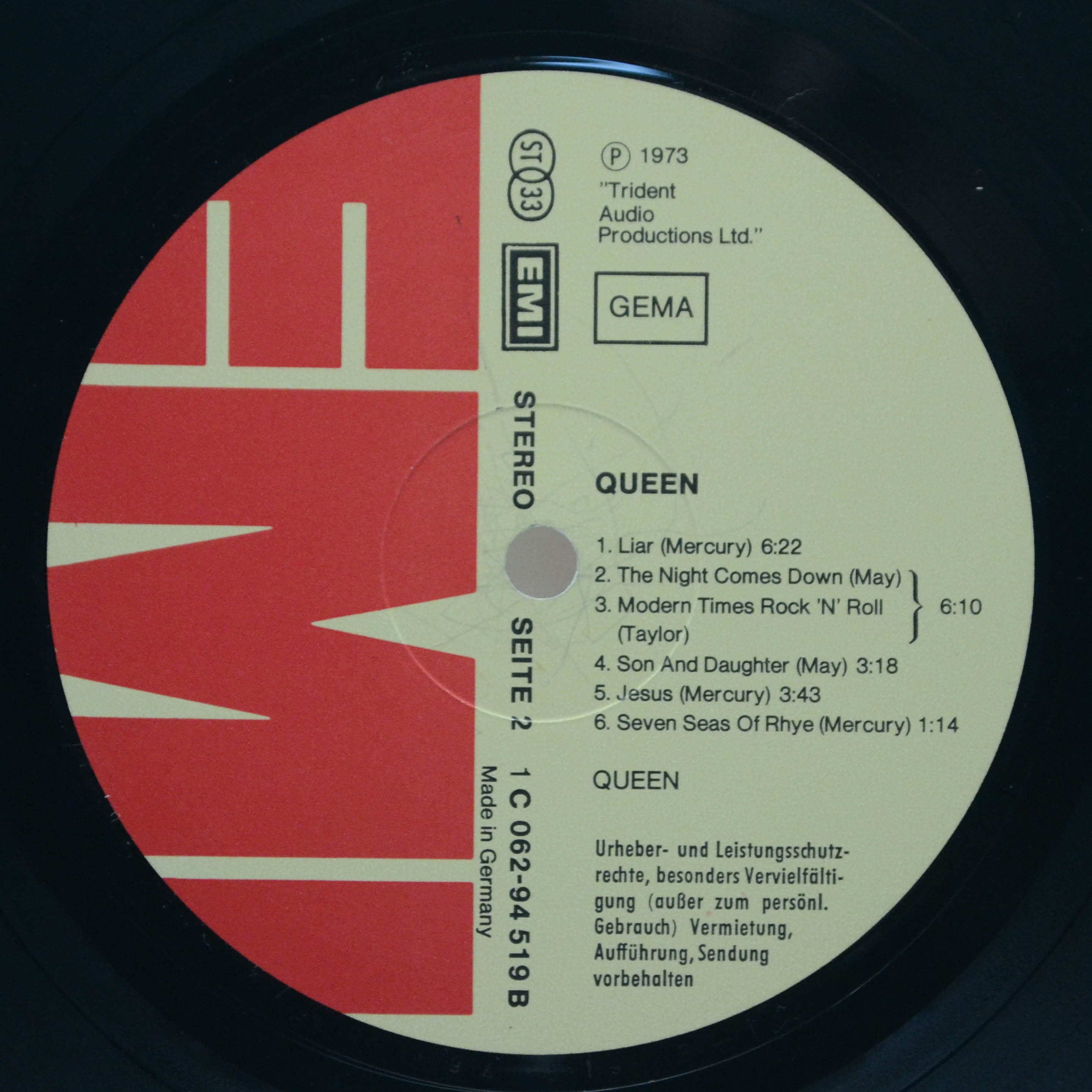 Queen — Queen, 1973