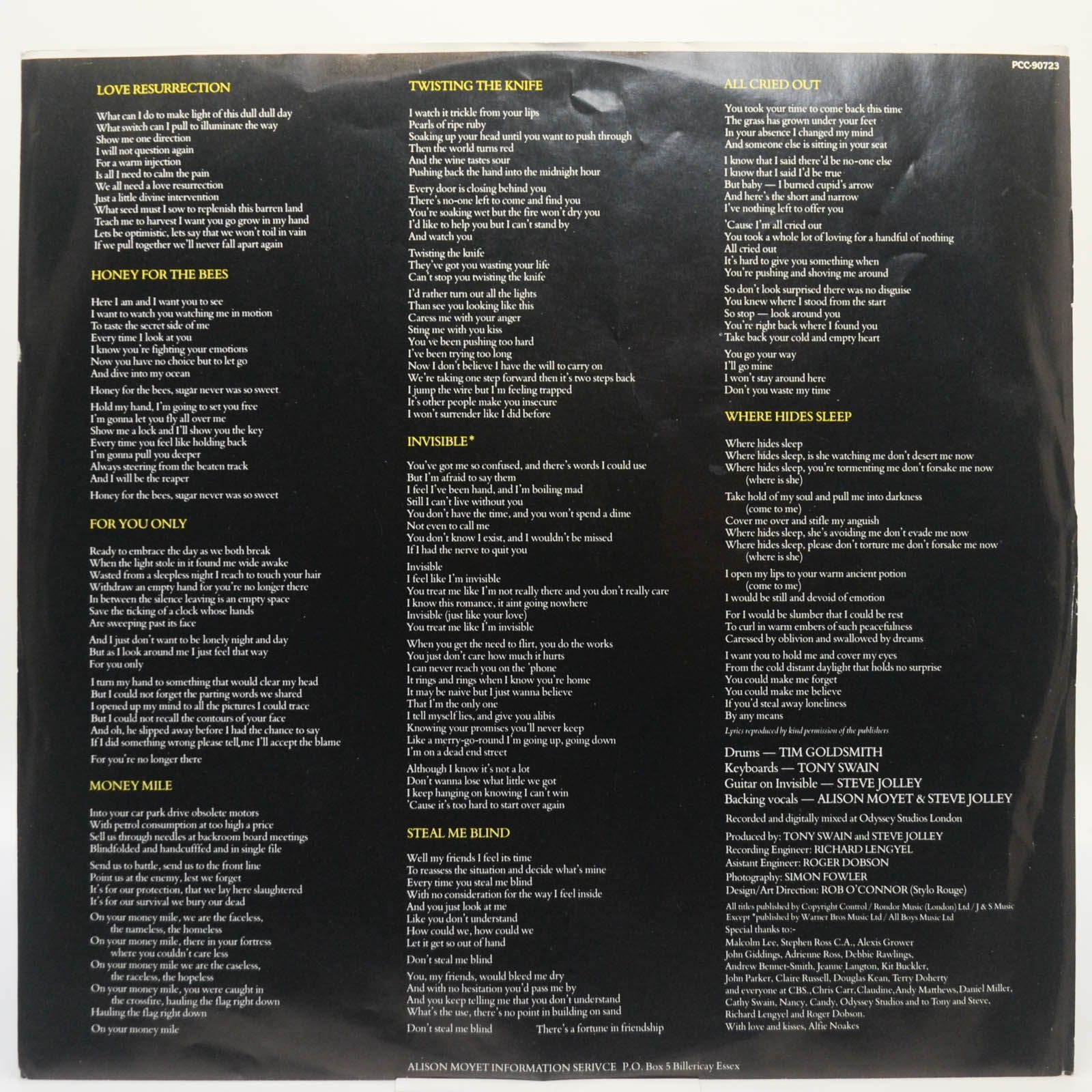 Alison Moyet — Alf, 1985