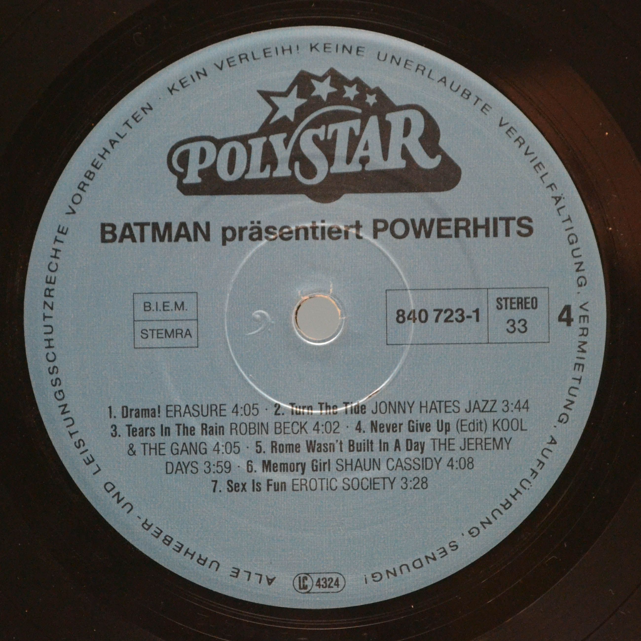 Various — Batman Präsentiert: Powerhits (2LP), 1989