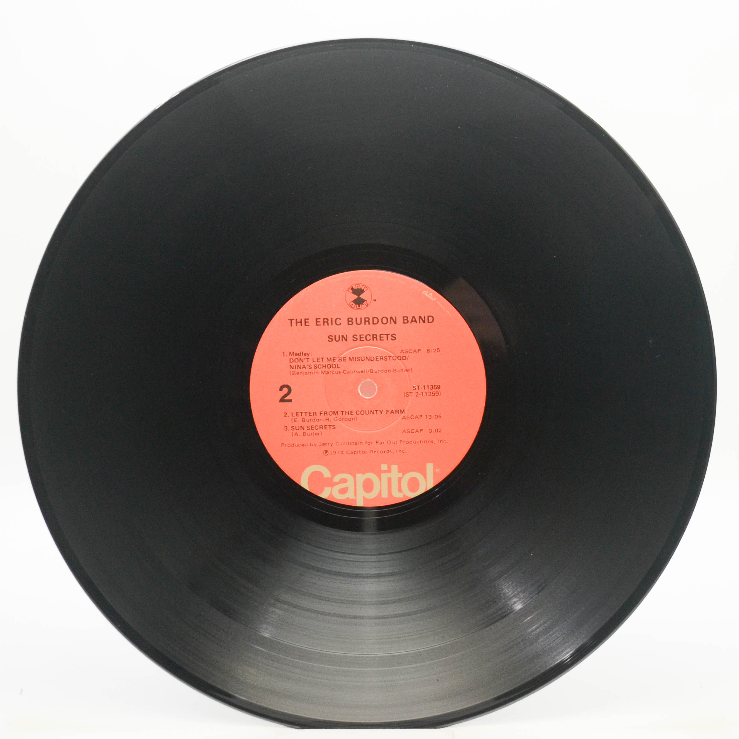 Eric Burdon Band — Sun Secrets (USA), 1974