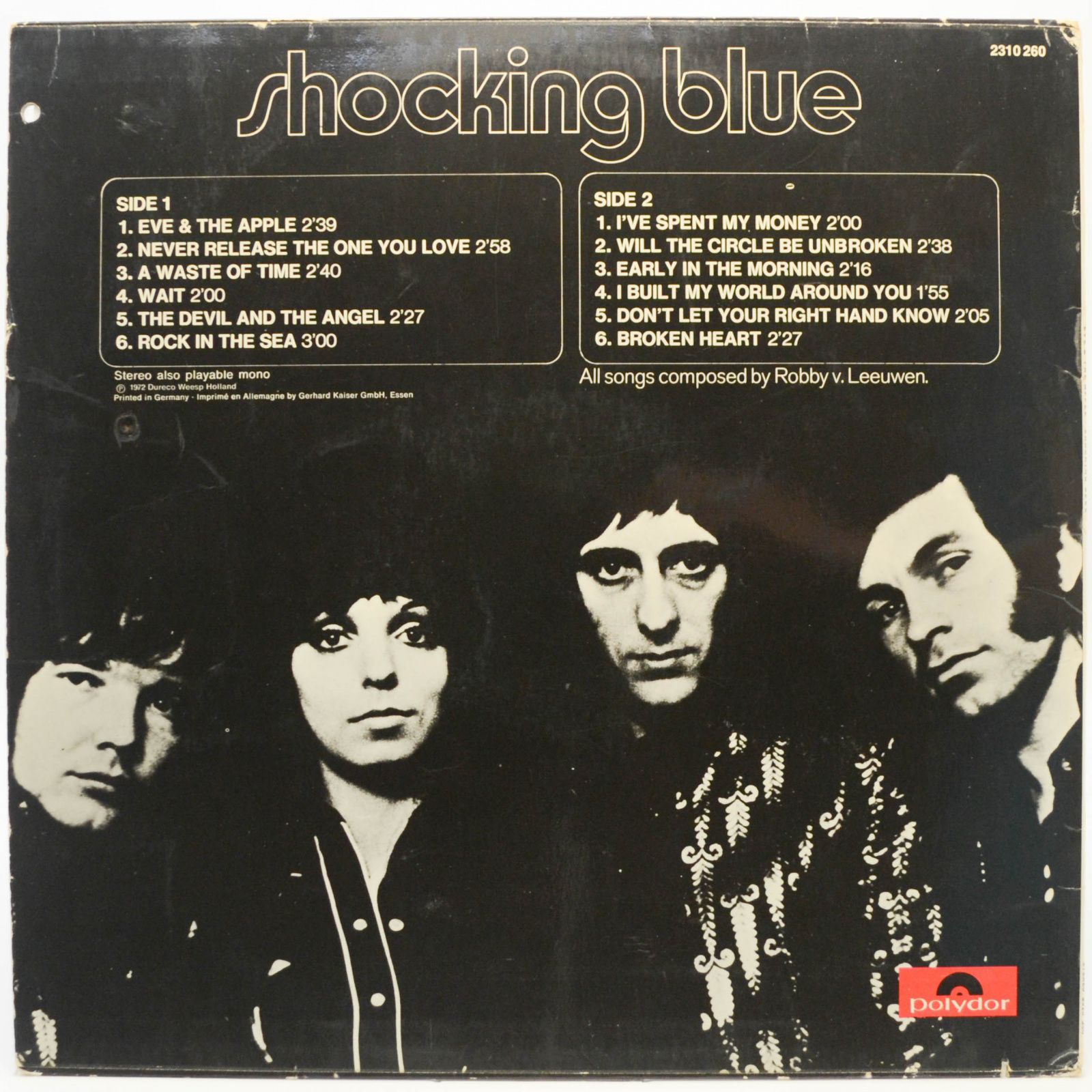 Shocking Blue — Eve & The Apple, 1972