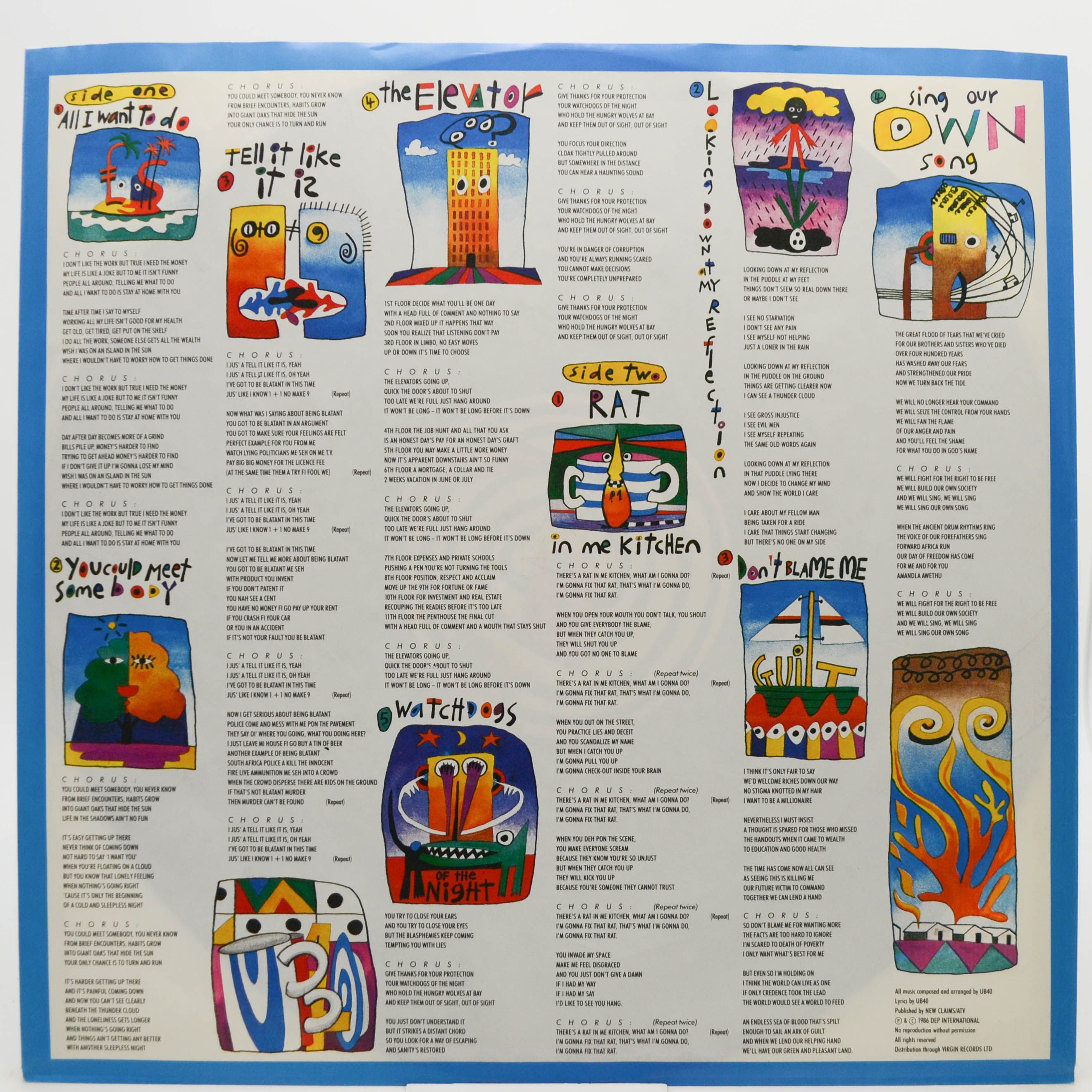 UB40 — Rat In The Kitchen, 1986