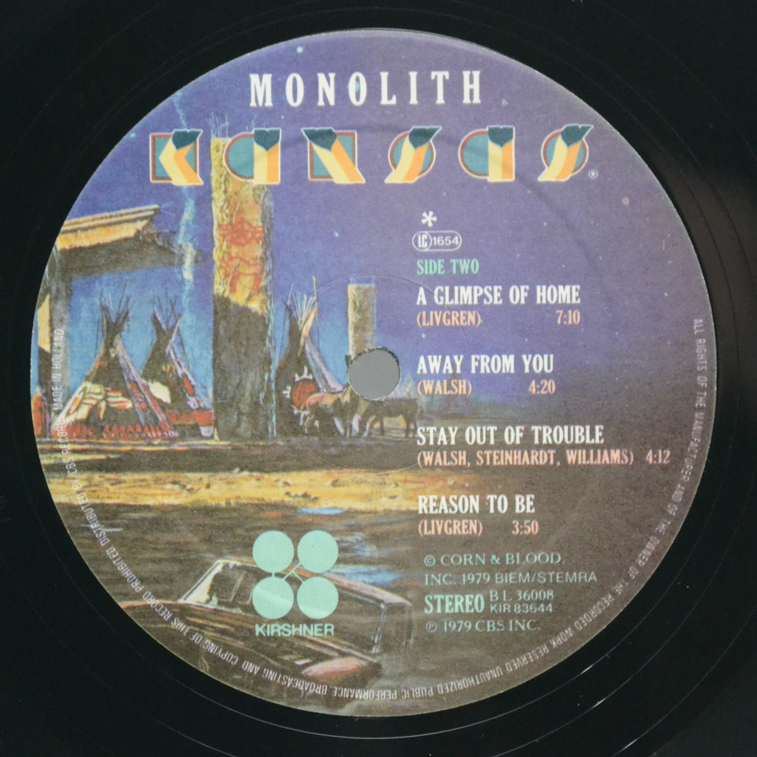 Kansas — Monolith, 1979