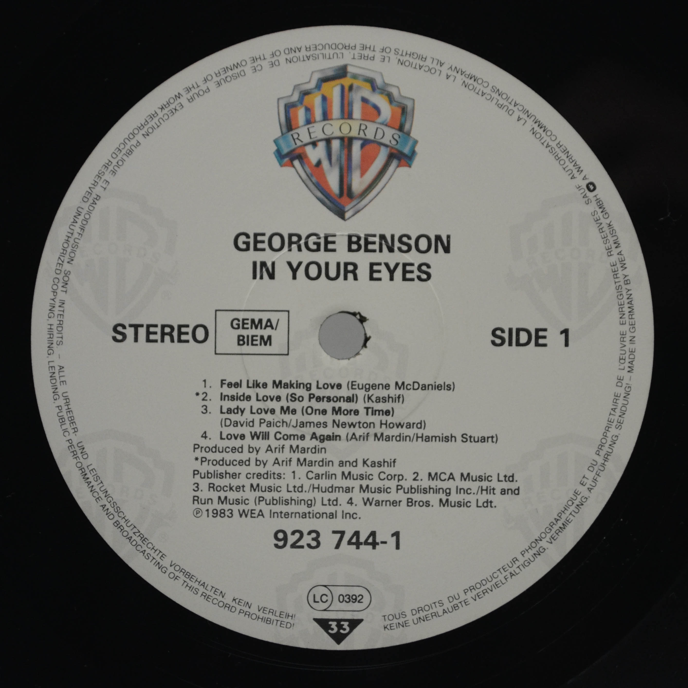 George Benson — In Your Eyes, 1983