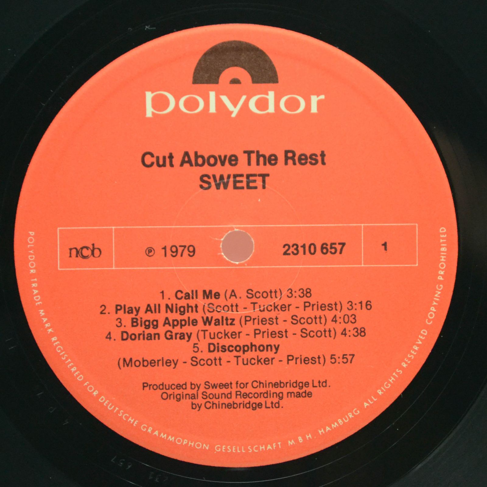 Sweet — Cut Above The Rest, 1979