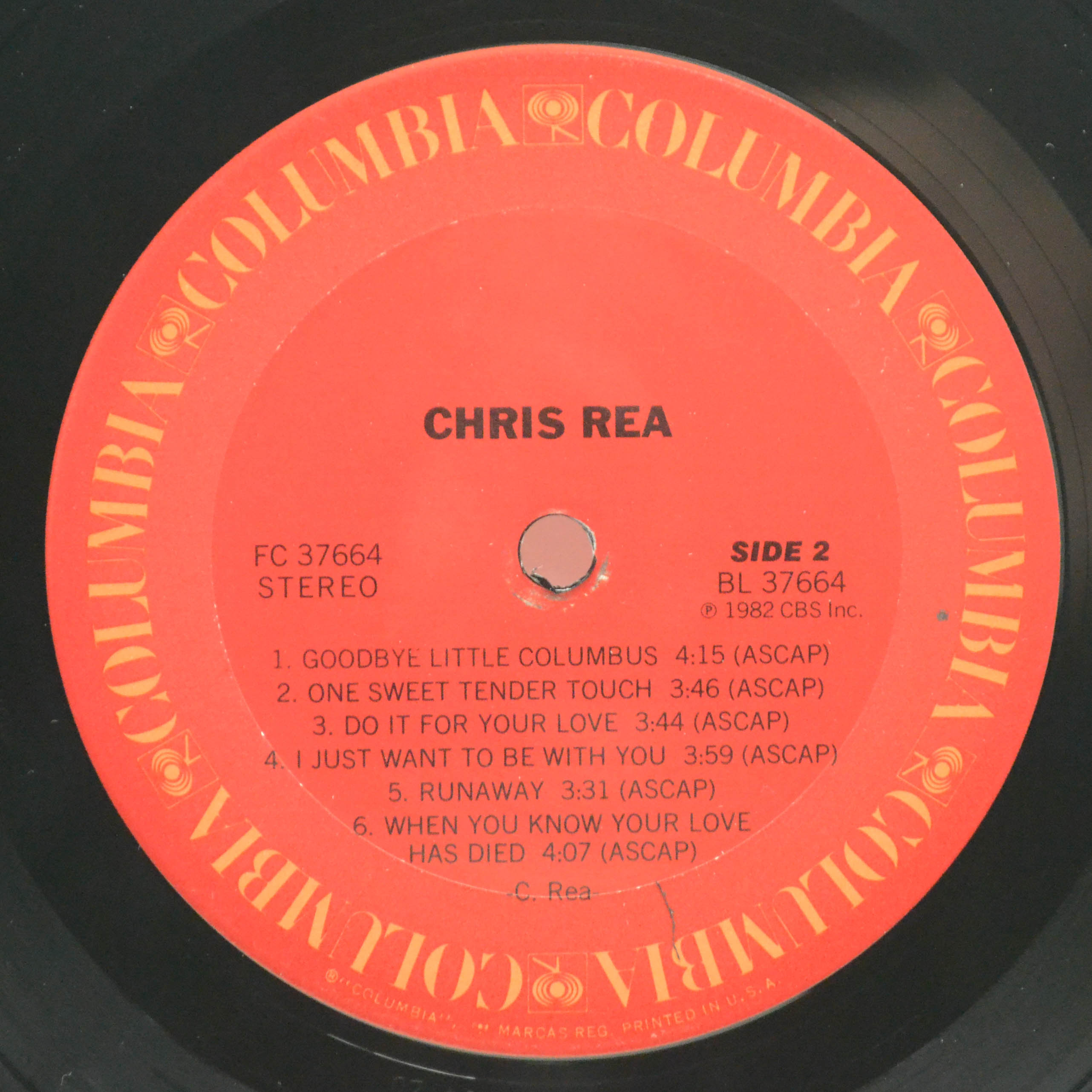 Chris Rea — Chris Rea (USA), 1981