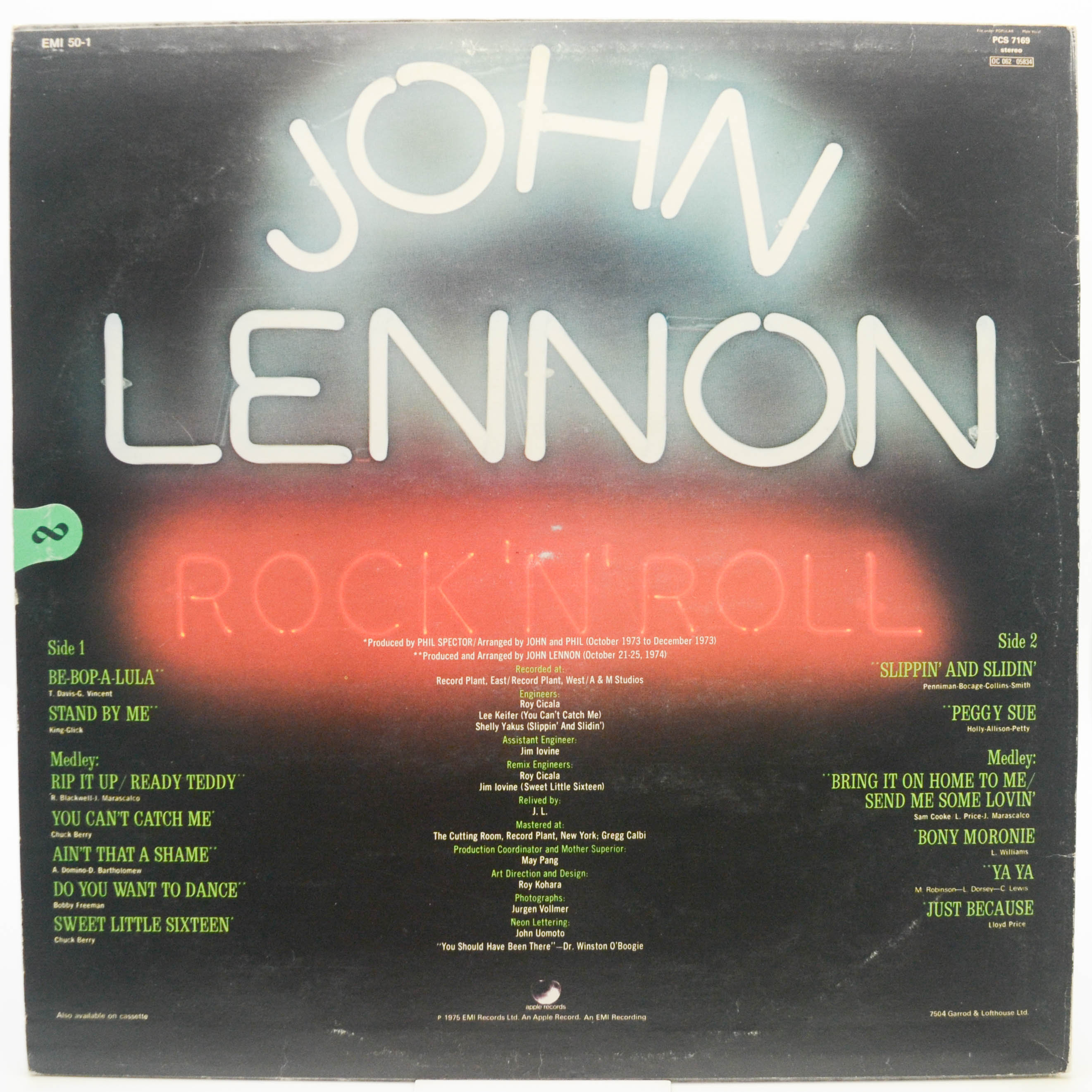 John Lennon — Rock 'N' Roll, 1975