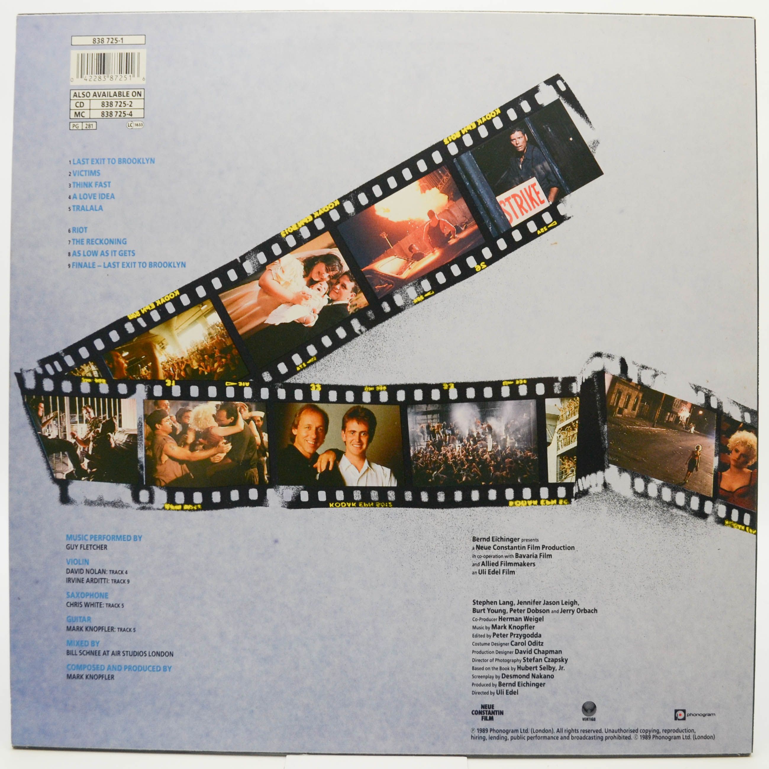 Mark Knopfler — Last Exit To Brooklyn, 1989