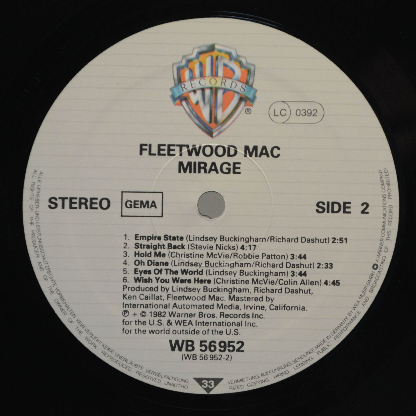 Fleetwood Mac — Mirage, 1982