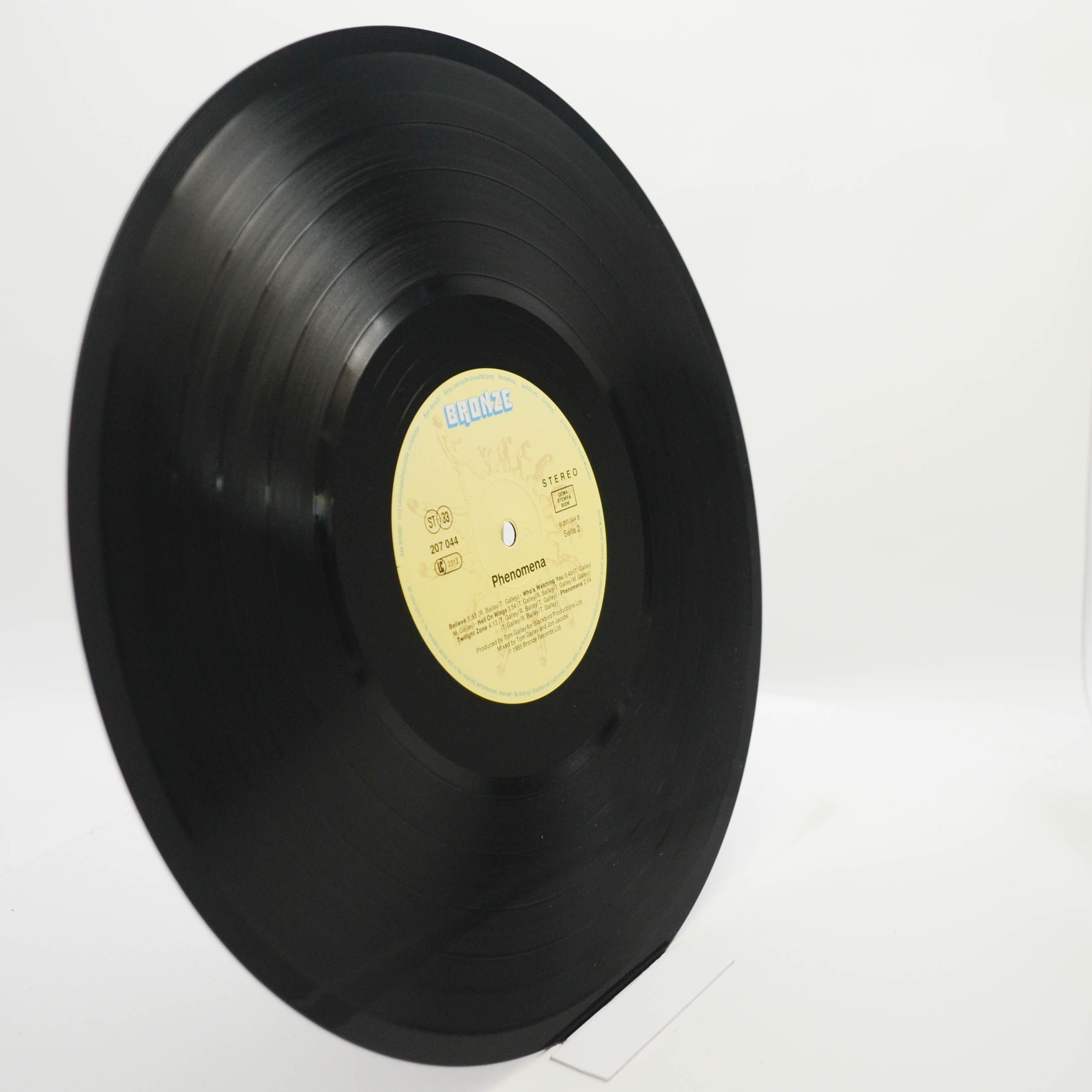 Phenomena — Phenomena (booklet), 1985