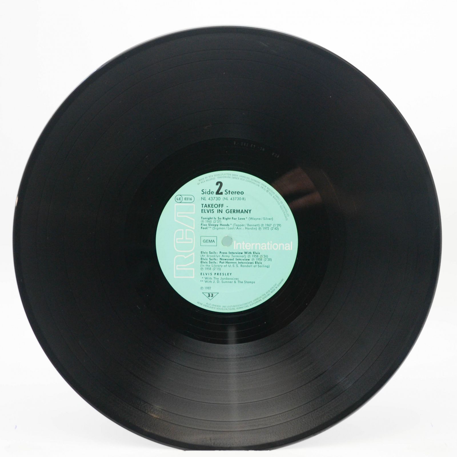 Elvis Presley — Elvis In Germany, 1982