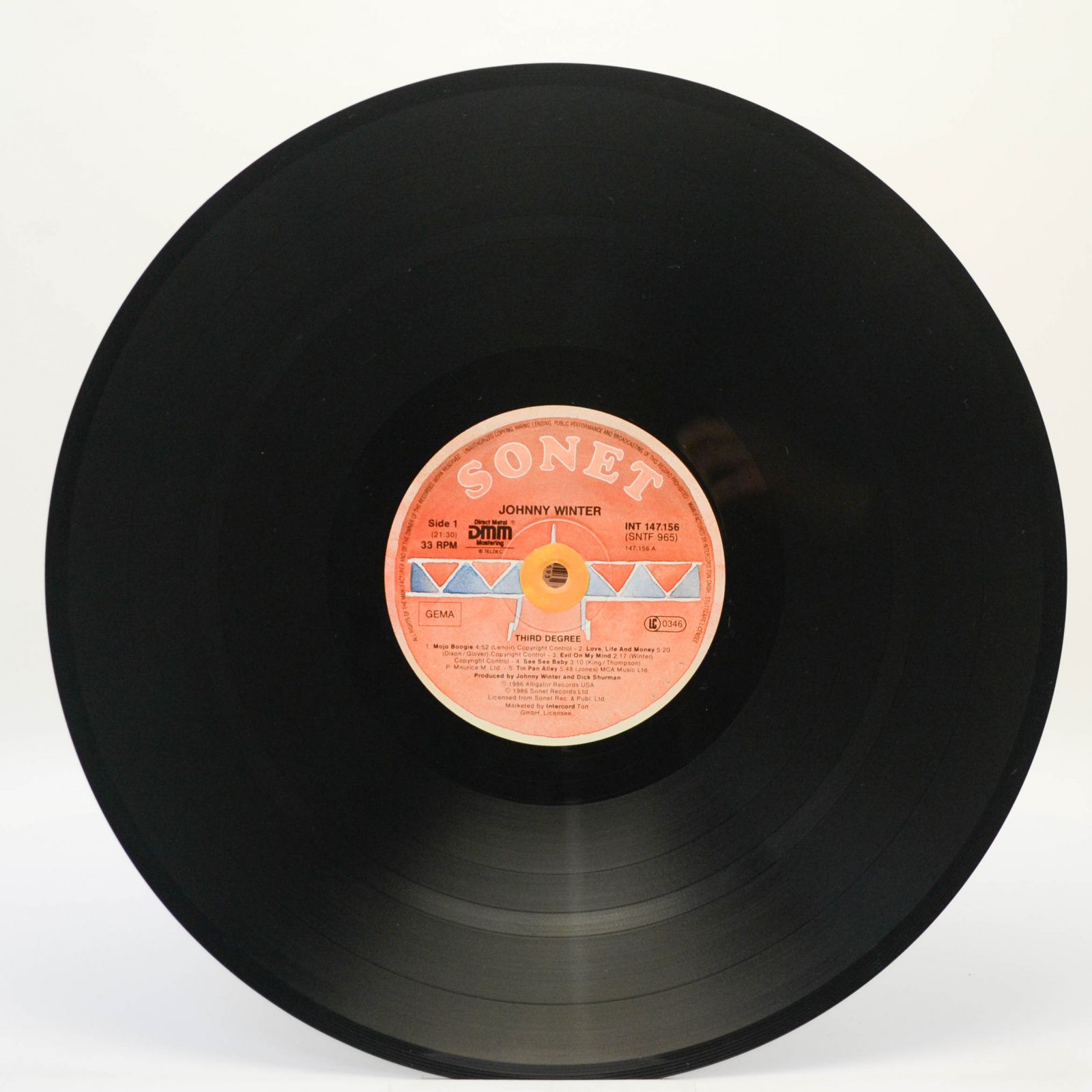 Johnny Winter — 3rd Degree, 1986