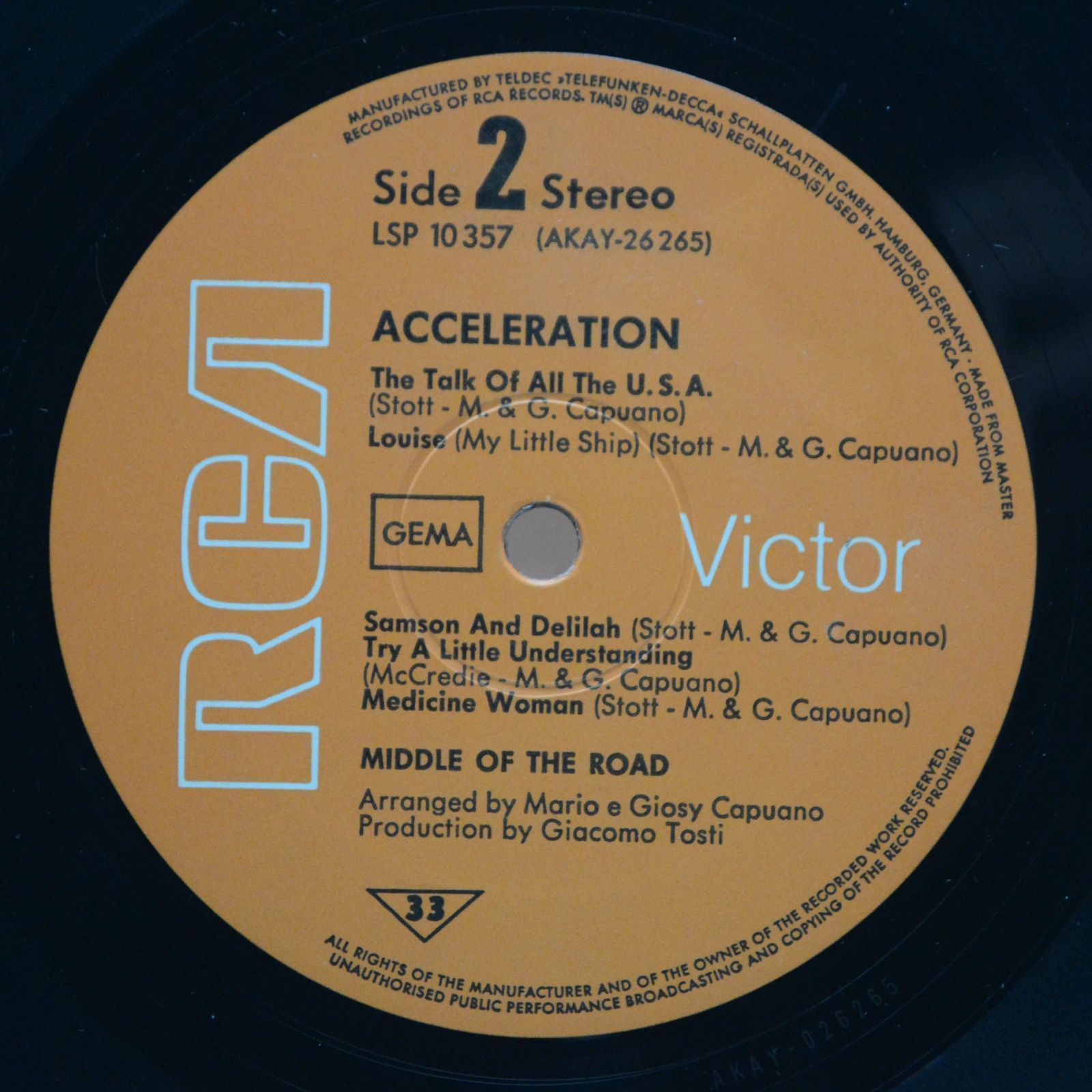 Middle Of The Road — Acceleration, 1971