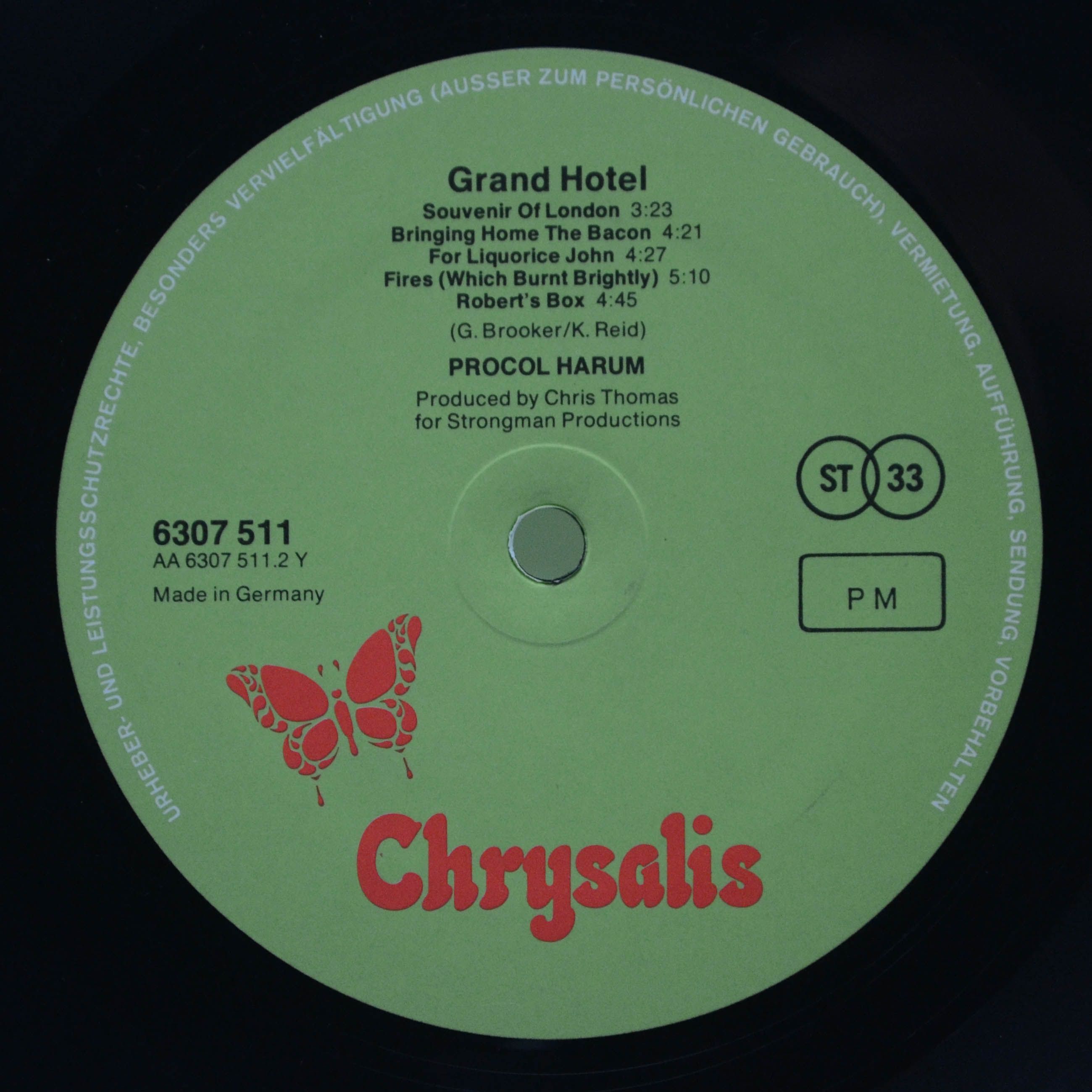 Procol Harum — Grand Hotel (booklet), 1973