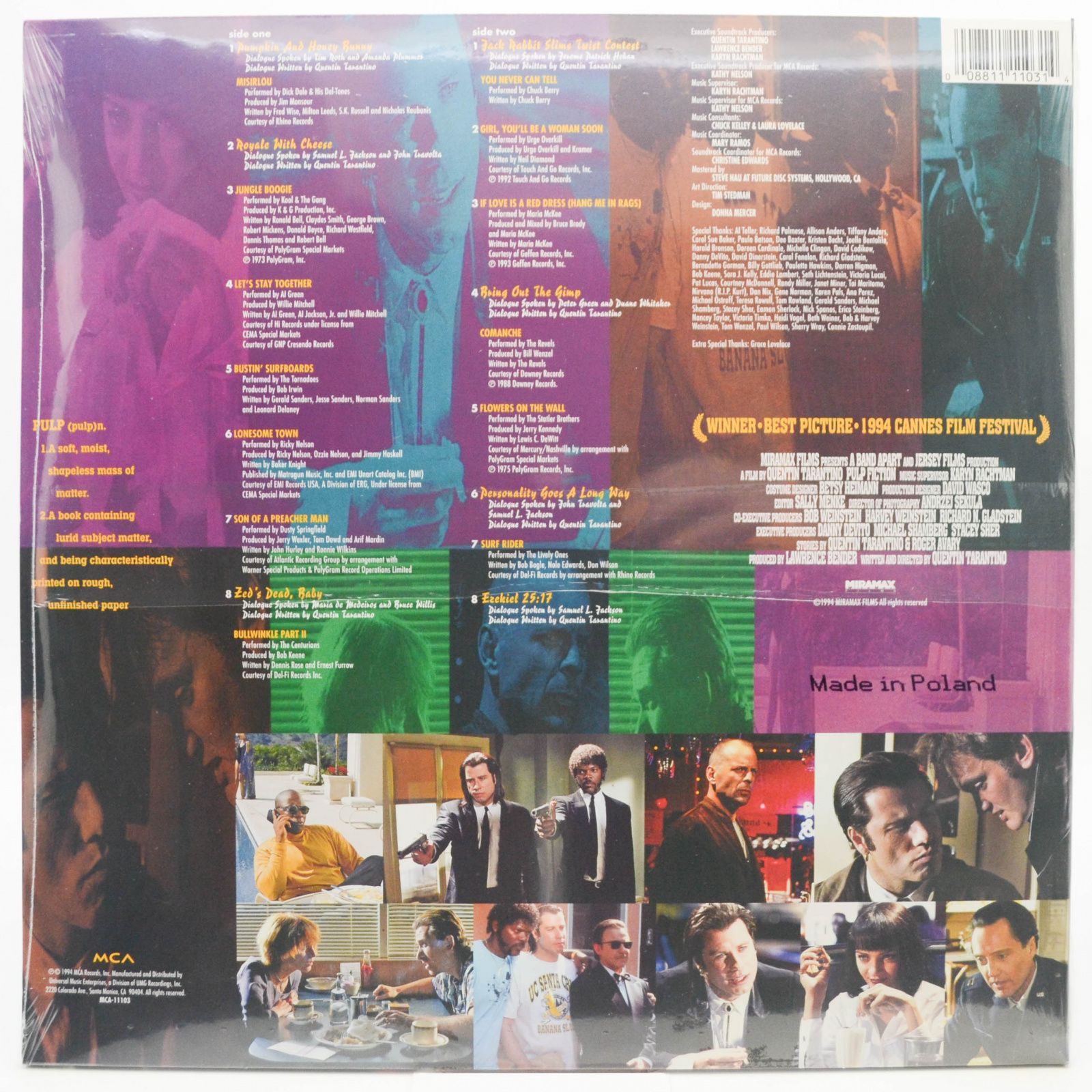 Various — Pulp Fiction (Music From The Motion Picture), 1992