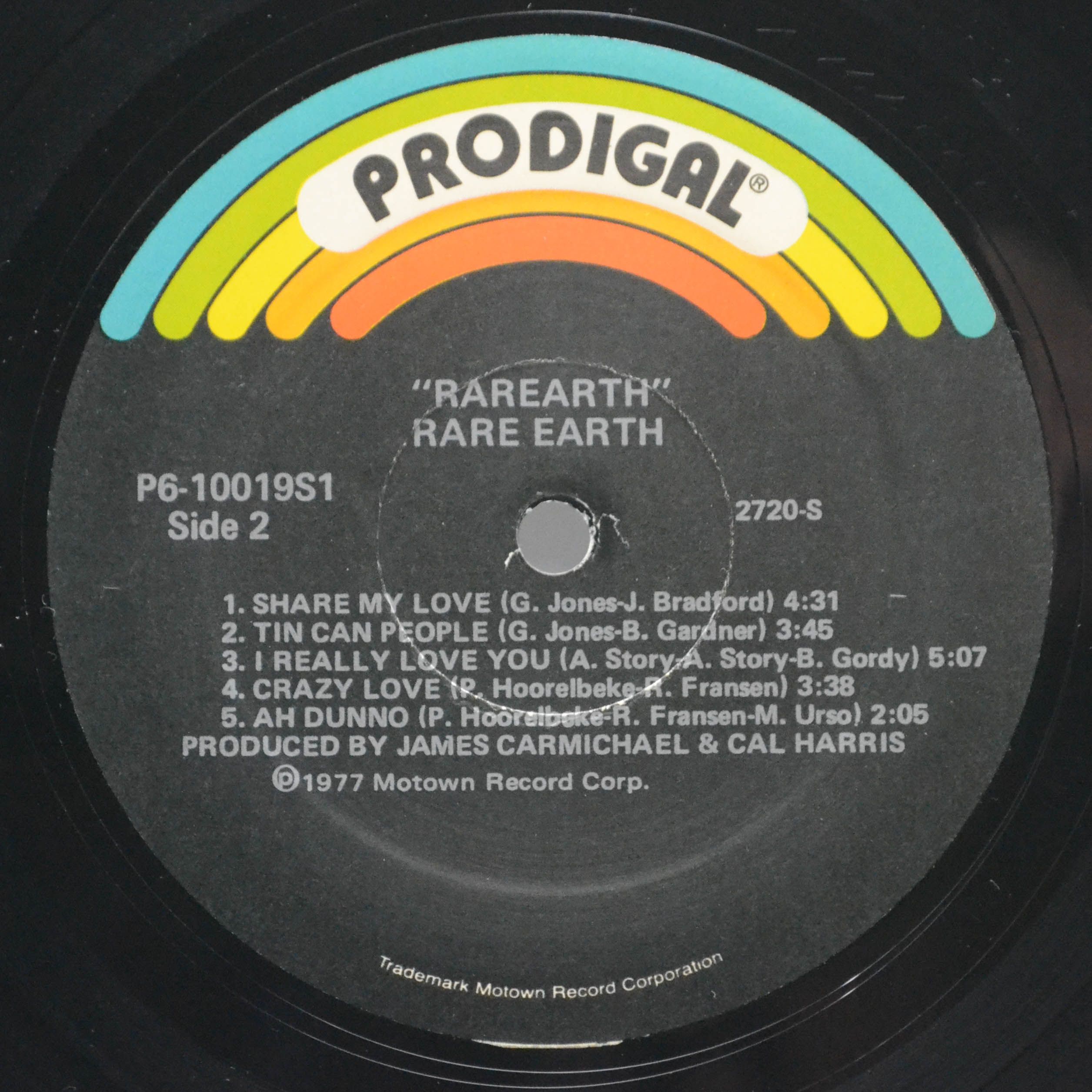 Rare Earth — Rarearth (1-st, USA), 1977
