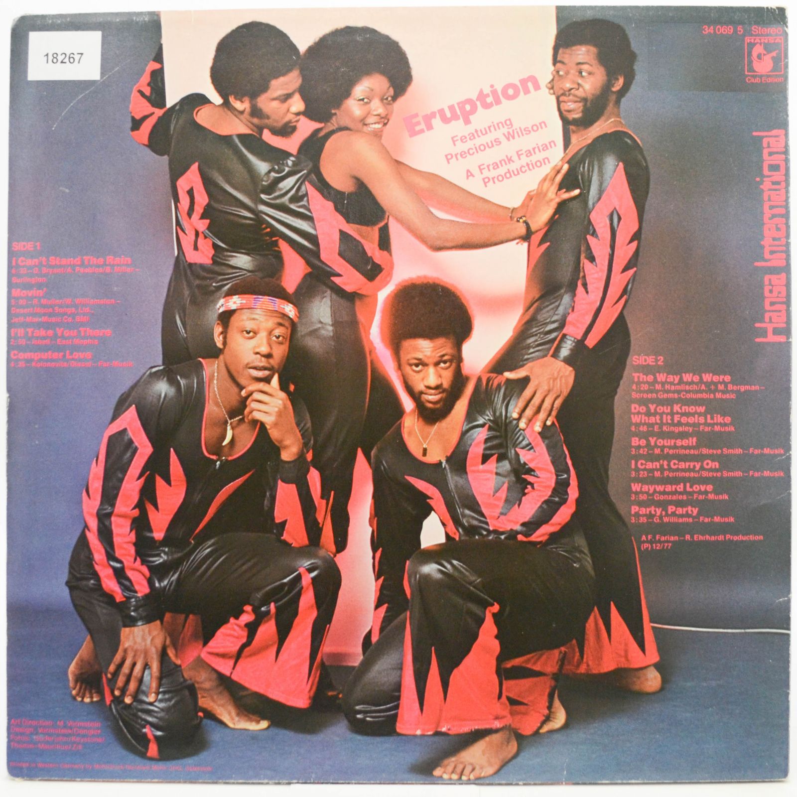Eruption Featuring Precious Wilson — Eruption, 1977