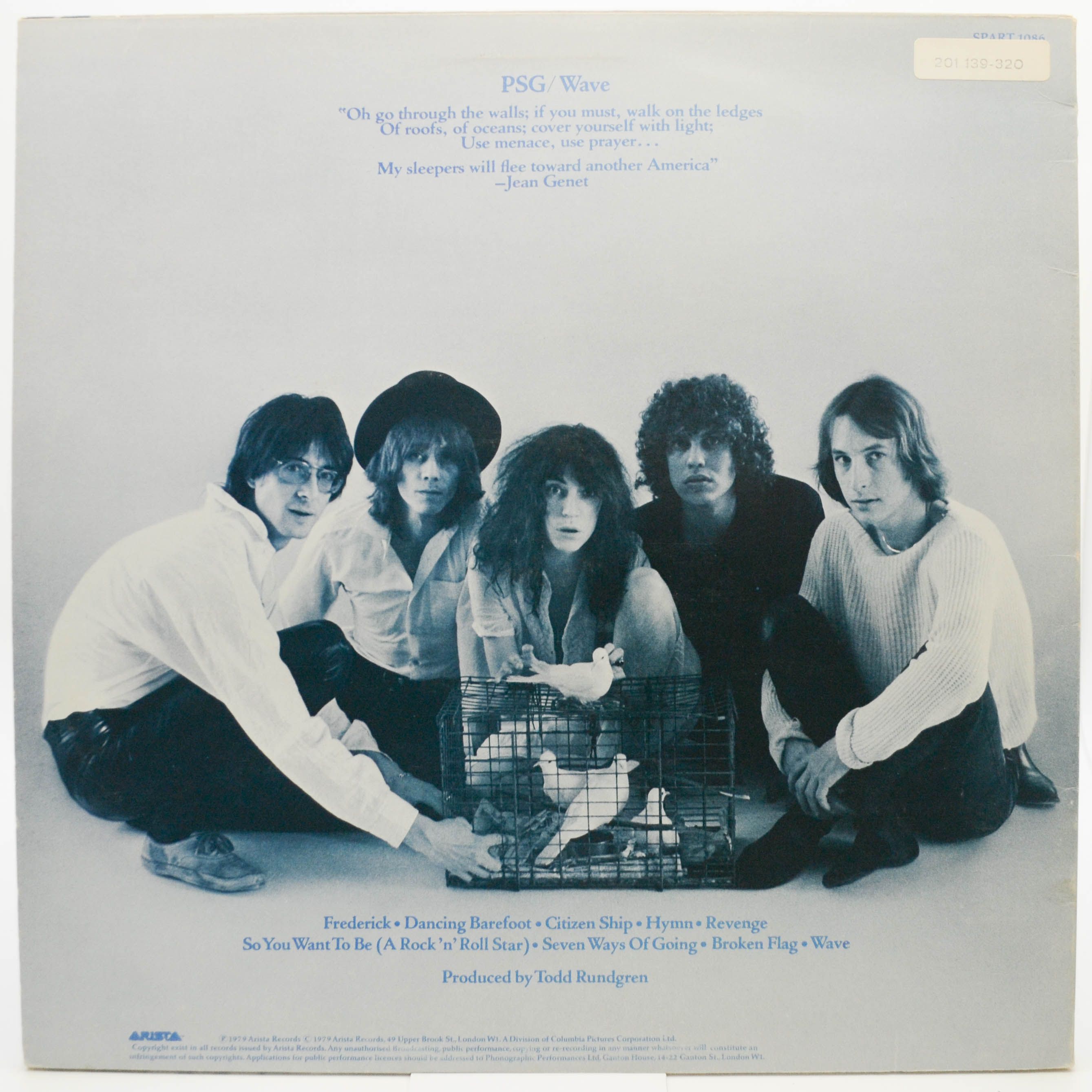 Patti Smith Group — Wave (UK), 1979