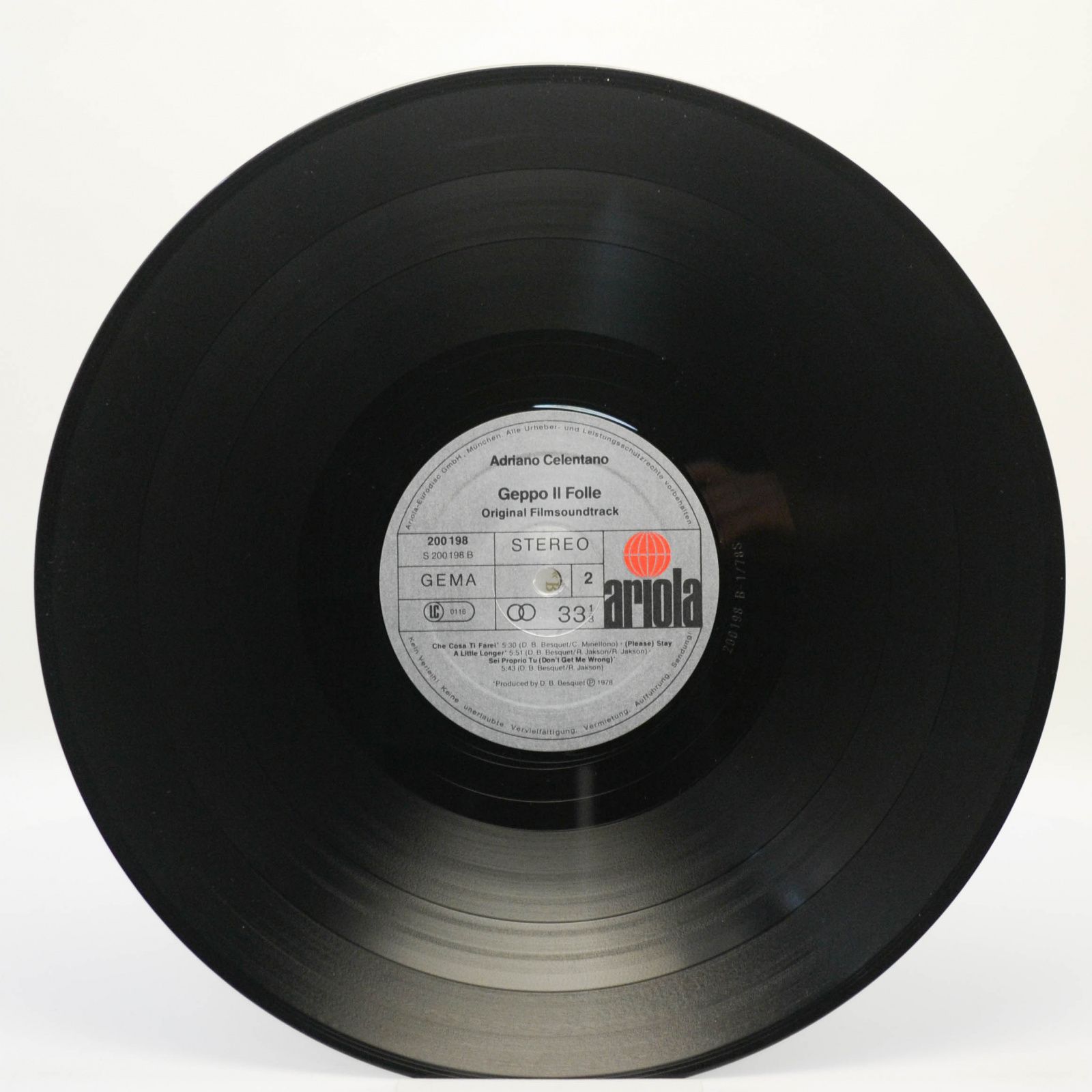 Adriano Celentano — Geppo Il Folle, 1978