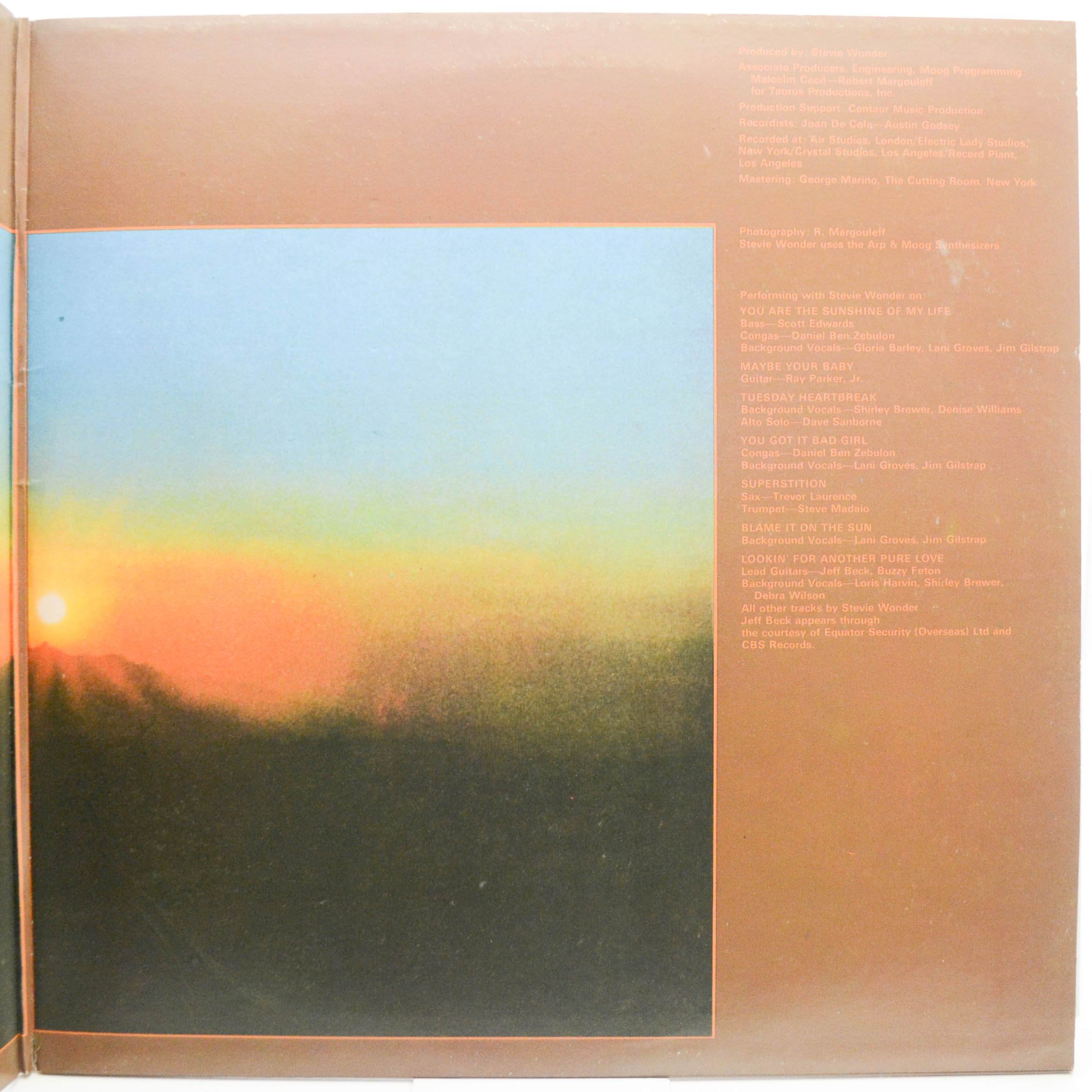 Stevie Wonder — Talking Book, 1972