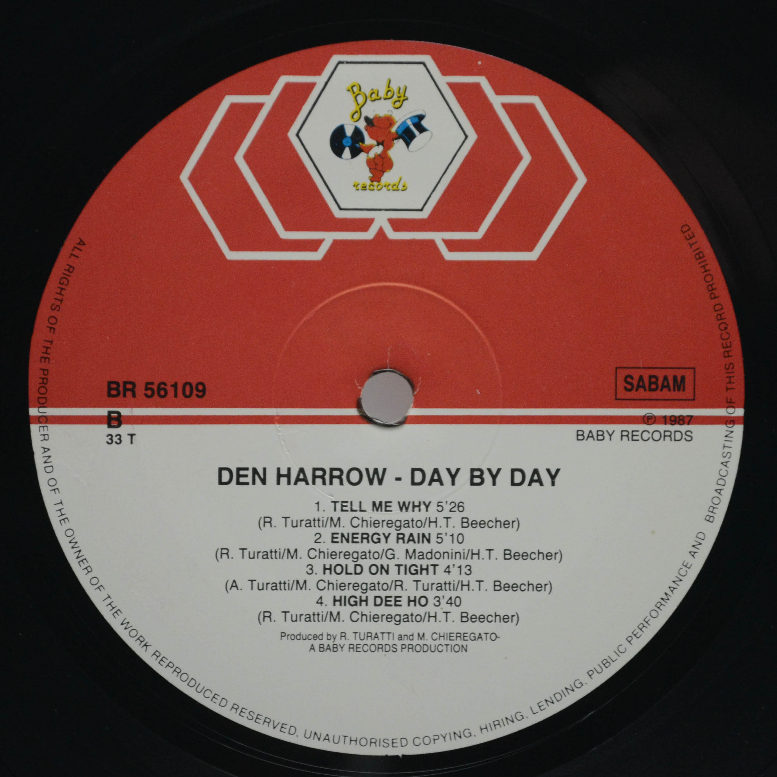 Den Harrow — Day By Day, 1987